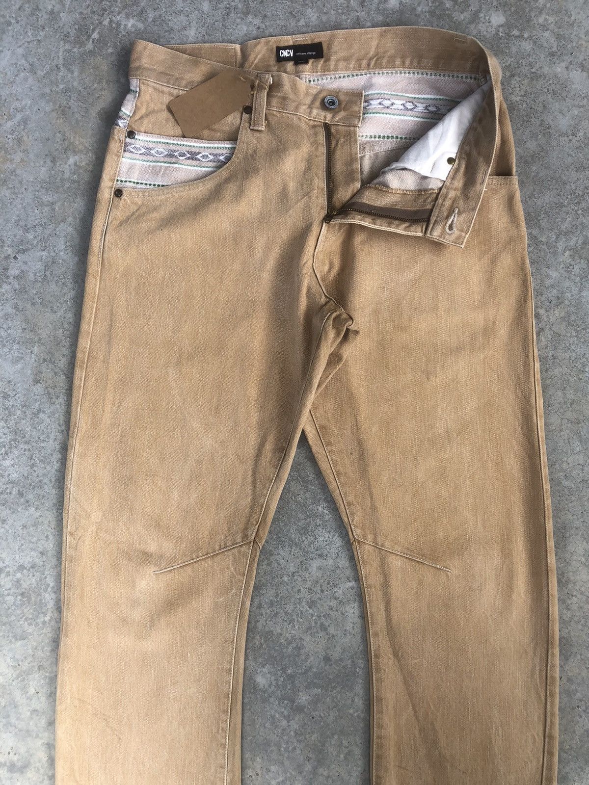 Japanese Brand Japanese Concave attempt Blanket Navajo Boro Denim Size US 31 - 3 Thumbnail