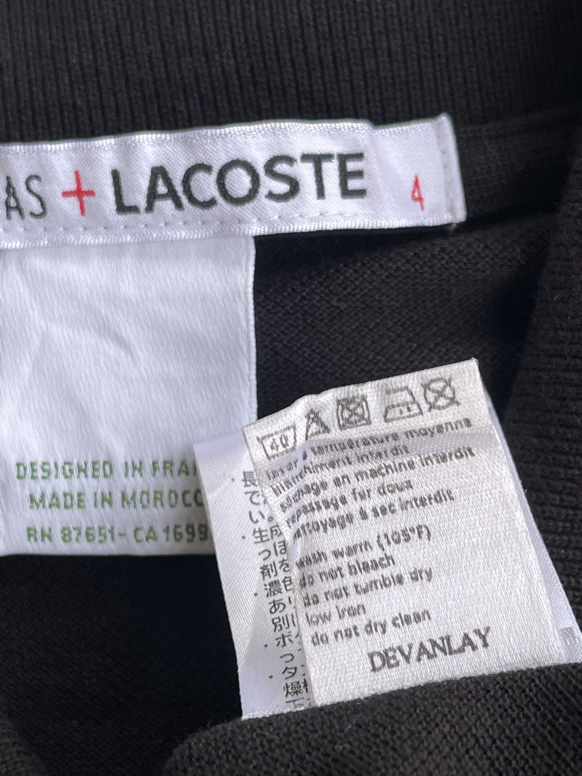 Lacoste Campanas X Lacoste Limited Edition Black Polos Shirt Size US M / EU 48-50 / 2 - 5 Thumbnail