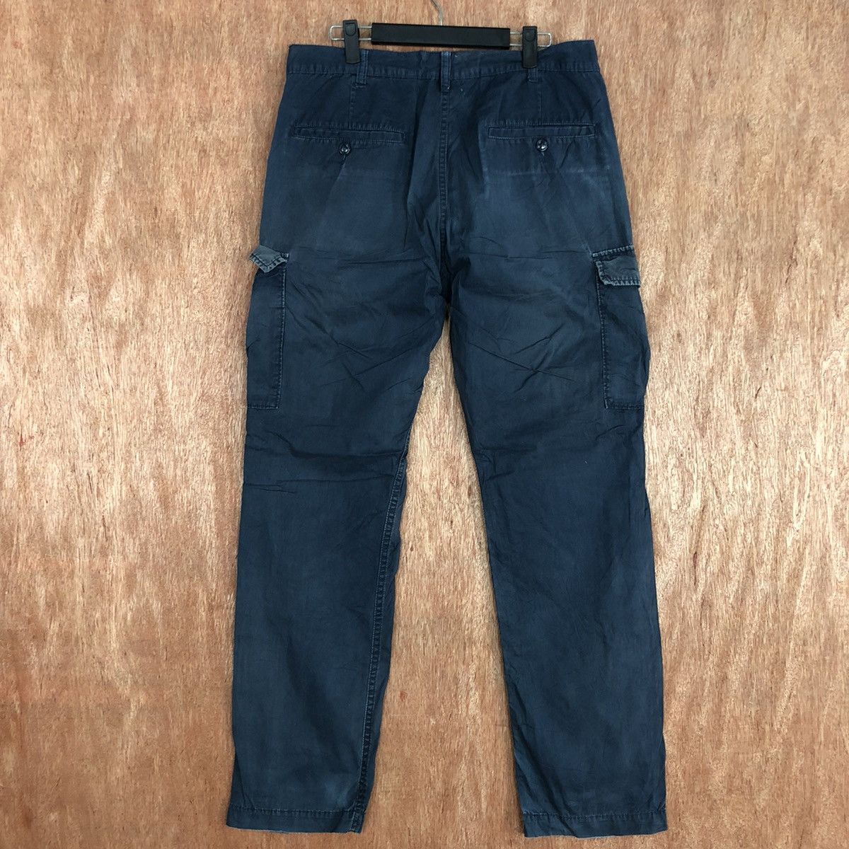 Faded Glory DLL GU Japan Blue faded Multipocket Cargo Pants #c653 Size US 32 / EU 48 - 7 Thumbnail