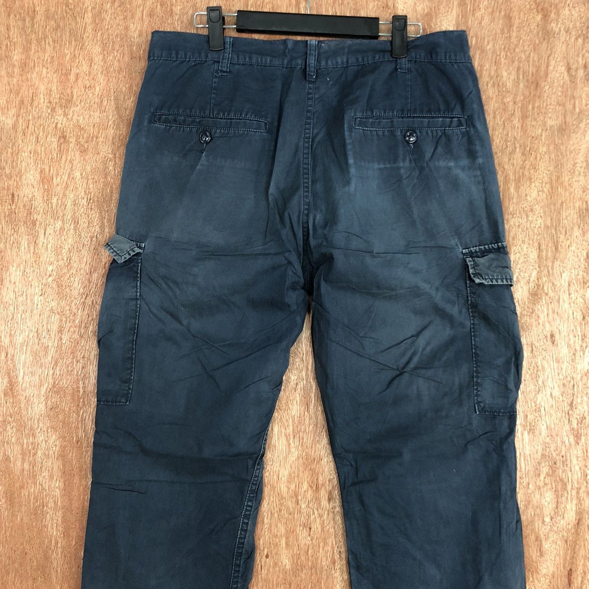 Faded Glory DLL GU Japan Blue faded Multipocket Cargo Pants #c653 Size US 32 / EU 48 - 8 Thumbnail