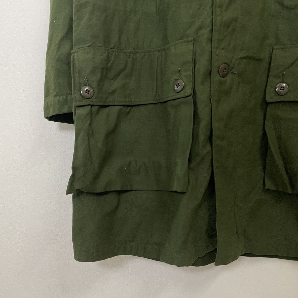 Vintage Vtg 70s Swedish Military Smock Jacket C46 Field Coat Army Size US XXL / EU 58 / 5 - 3 Thumbnail