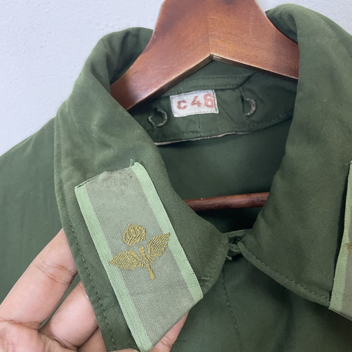 Vintage Vtg 70s Swedish Military Smock Jacket C46 Field Coat Army Size US XXL / EU 58 / 5 - 5 Thumbnail