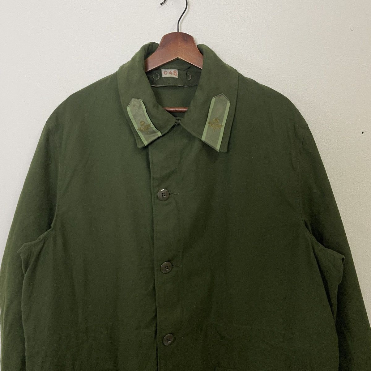 Vintage Vtg 70s Swedish Military Smock Jacket C46 Field Coat Army Size US XXL / EU 58 / 5 - 4 Thumbnail