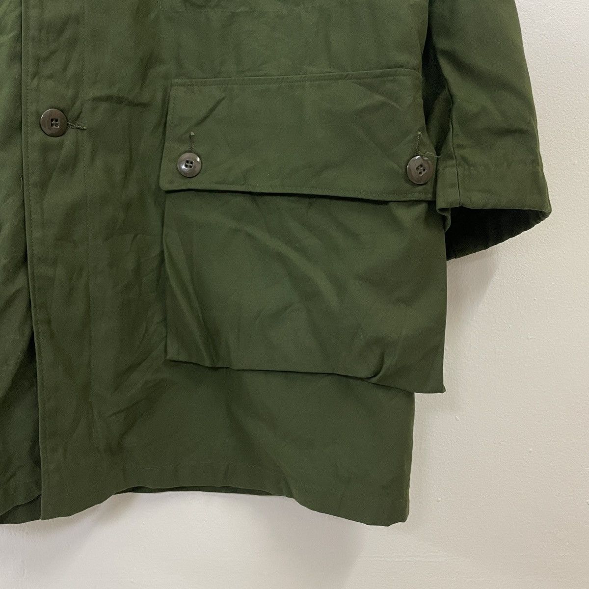 Vintage Vtg 70s Swedish Military Smock Jacket C46 Field Coat Army Size US XXL / EU 58 / 5 - 2 Thumbnail