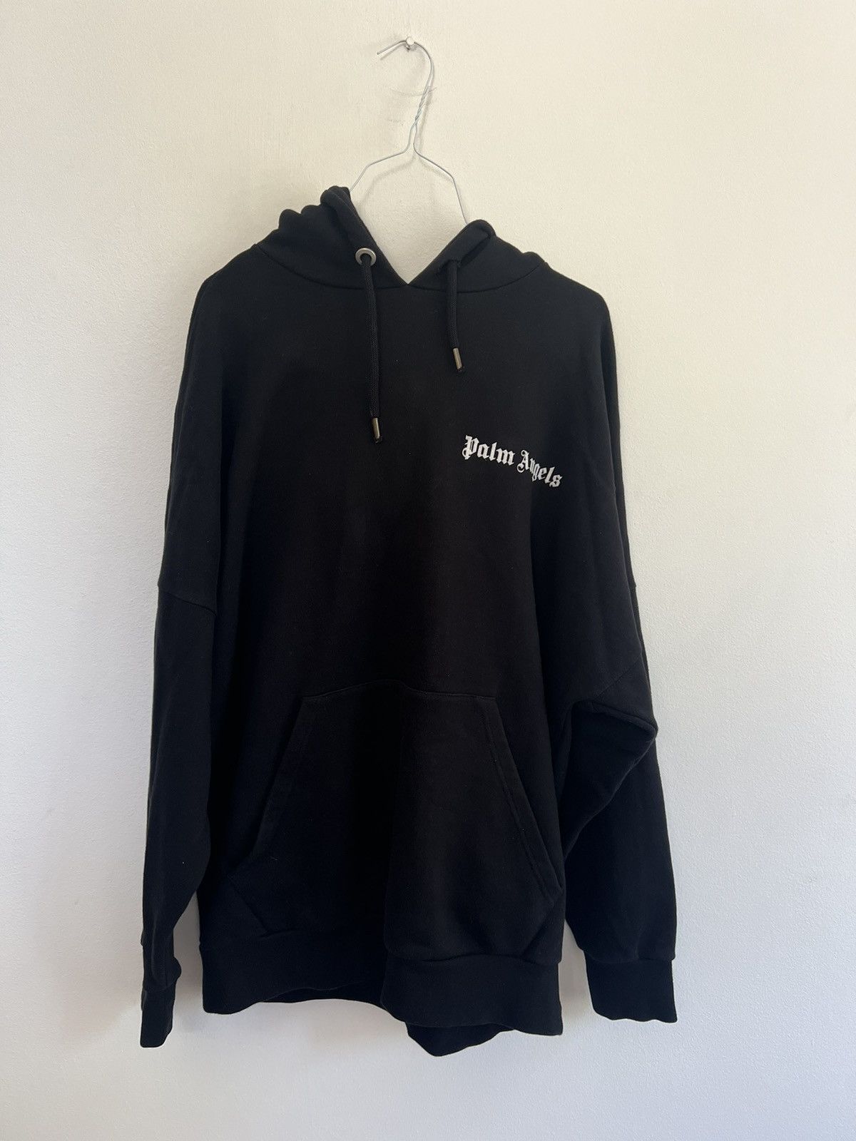 Palm angels secretly tag logo hoodie