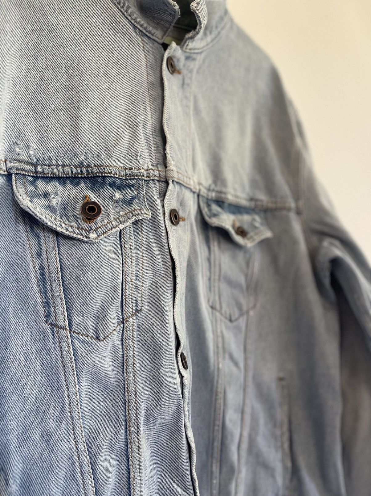 Off-White Off white temperature denim jacket Size US S / EU 44-46 / 1 - 8 Thumbnail