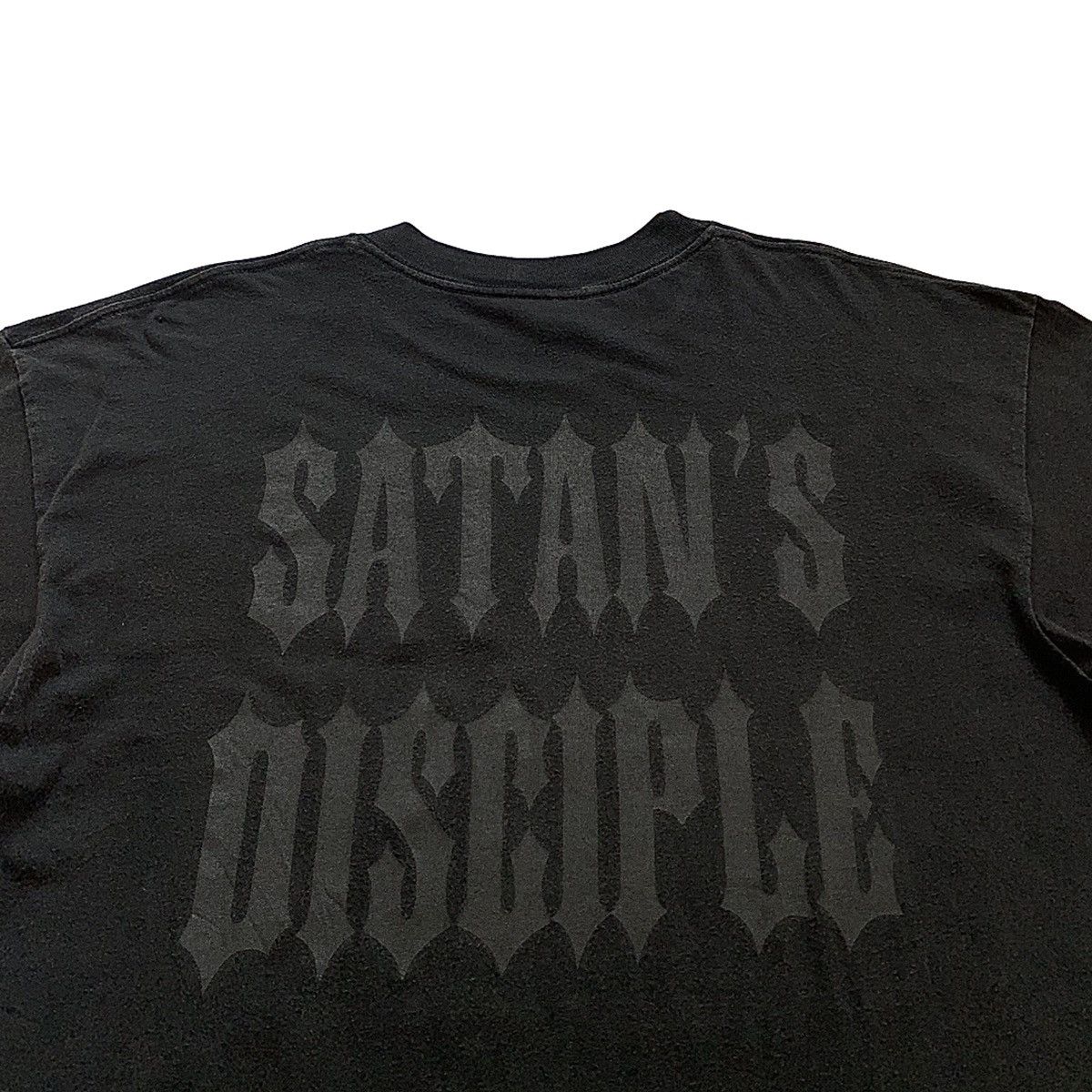 Band Tees × Rap Tees × Vintage Vintage 90s Gangsta Gang SATAN’S DISCIPLE USA Tee Size US XL / EU 56 / 4 - 13 Thumbnail