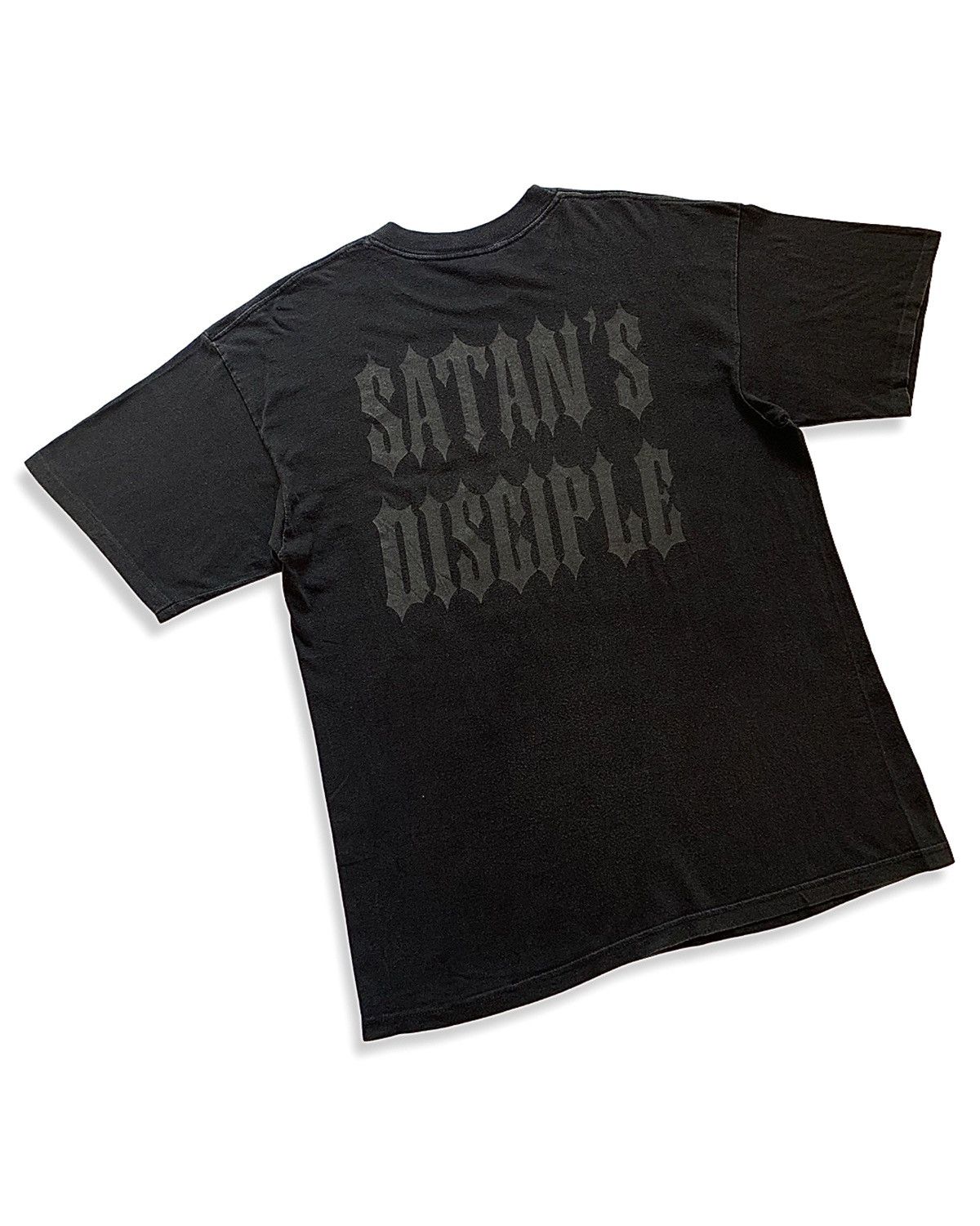 Band Tees × Rap Tees × Vintage Vintage 90s Gangsta Gang SATAN’S DISCIPLE USA Tee Size US XL / EU 56 / 4 - 12 Thumbnail