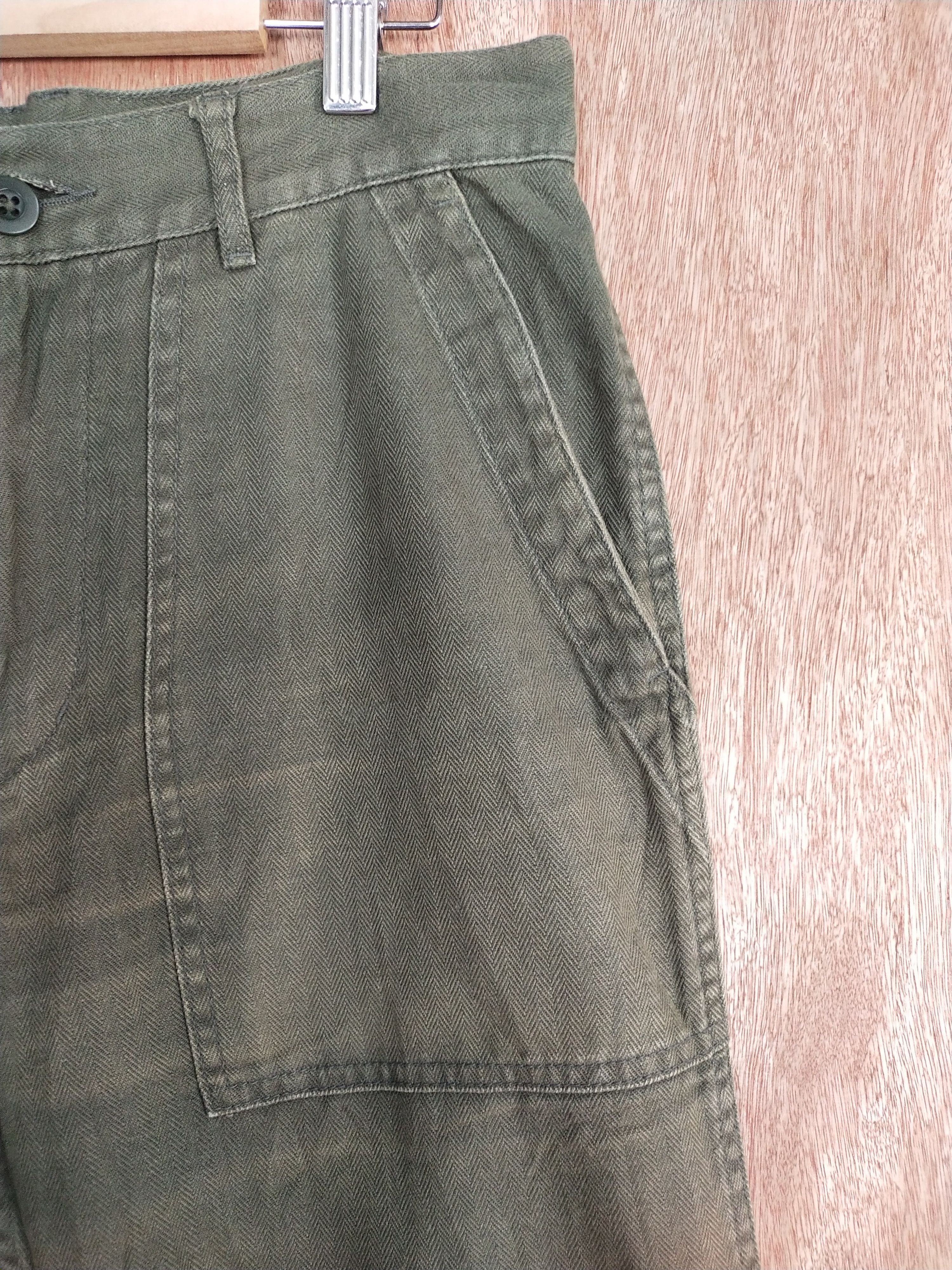 Faded Glory Japan brown buckle back faded painter pants denim #S057 Size US 30 / EU 46 - 4 Thumbnail