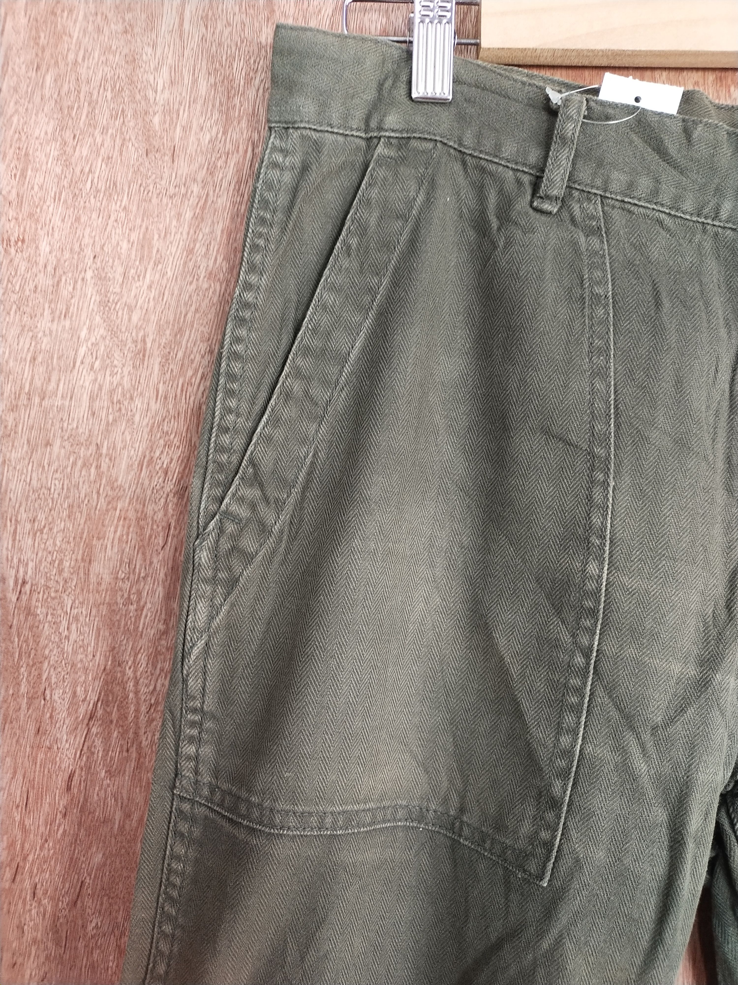 Faded Glory Japan brown buckle back faded painter pants denim #S057 Size US 30 / EU 46 - 3 Thumbnail