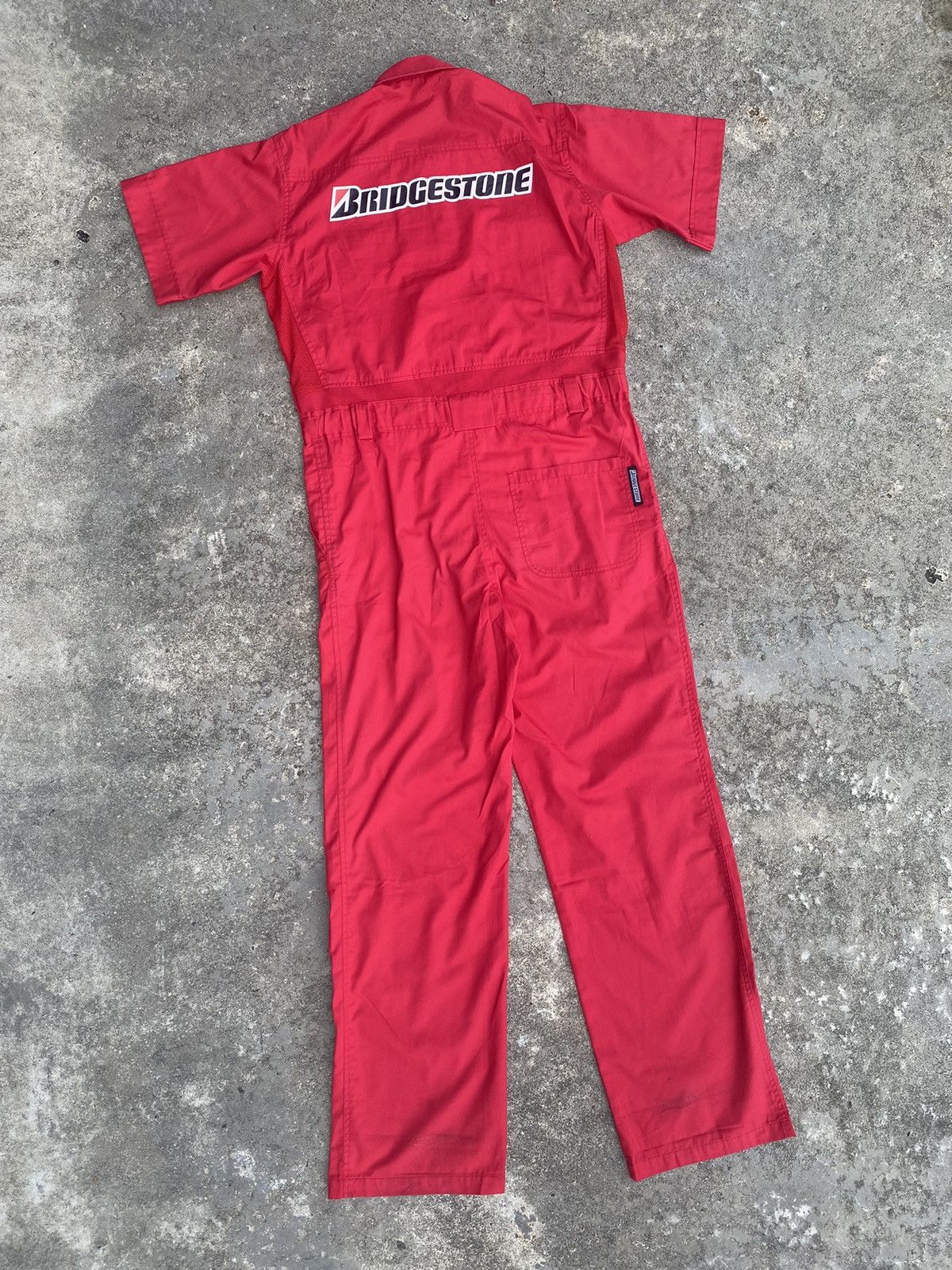 image of Bridgestone Jumpsuit Racing Motorsport Team in Red, Men's (Size 38)