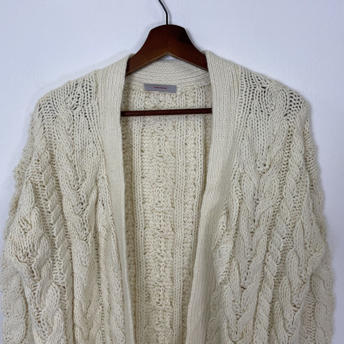 Aran Isles Knitwear × Homespun Knitwear × Journal Standard Vintage Journal Standart Long Cardingan Knitwear Size US L / EU 52-54 / 3 - 4 Thumbnail