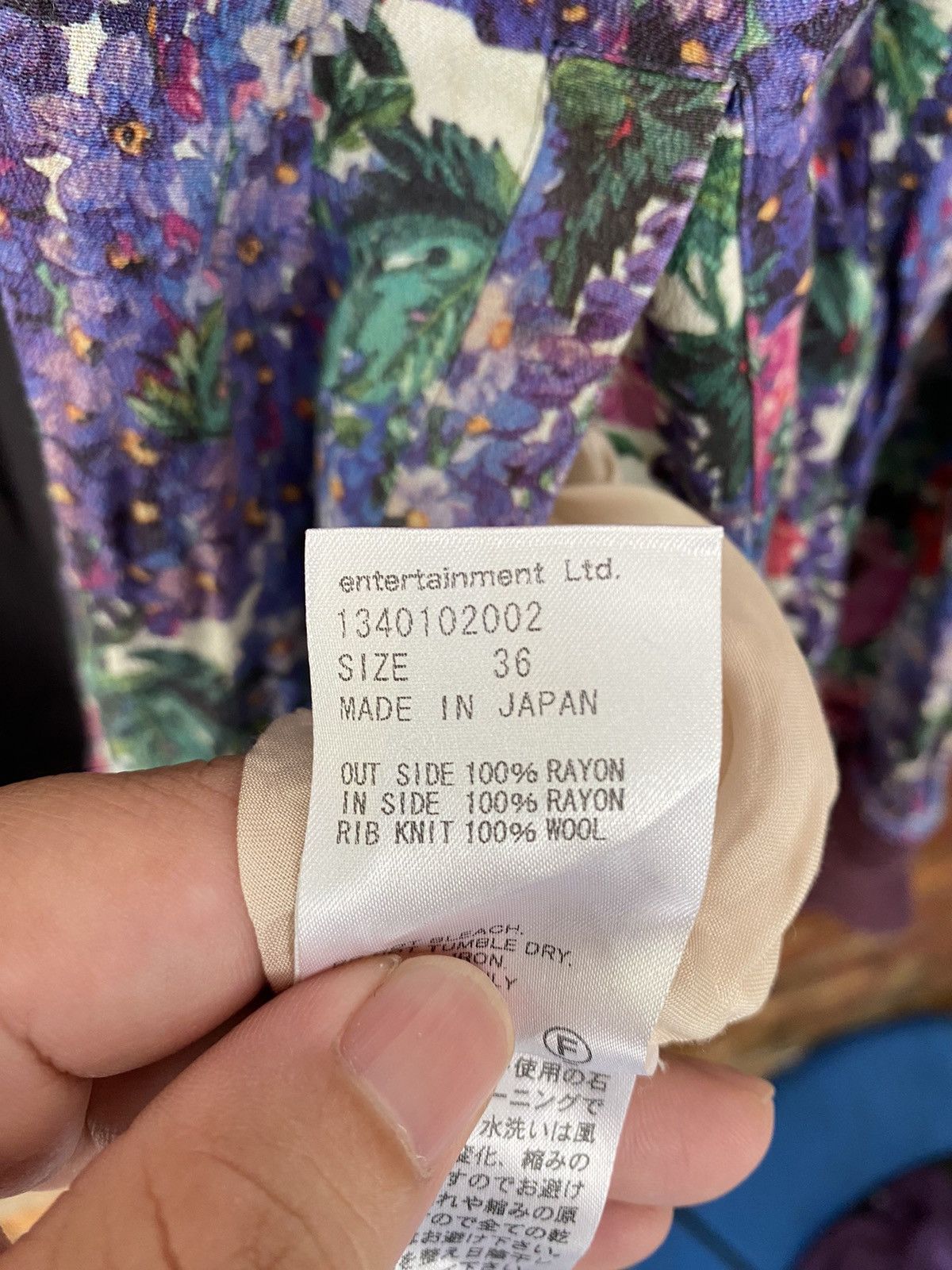 PHENOMENON Made in japan Beautiful people Rayon Floral Reversible Size S / US 4 / IT 40 - 14 Thumbnail
