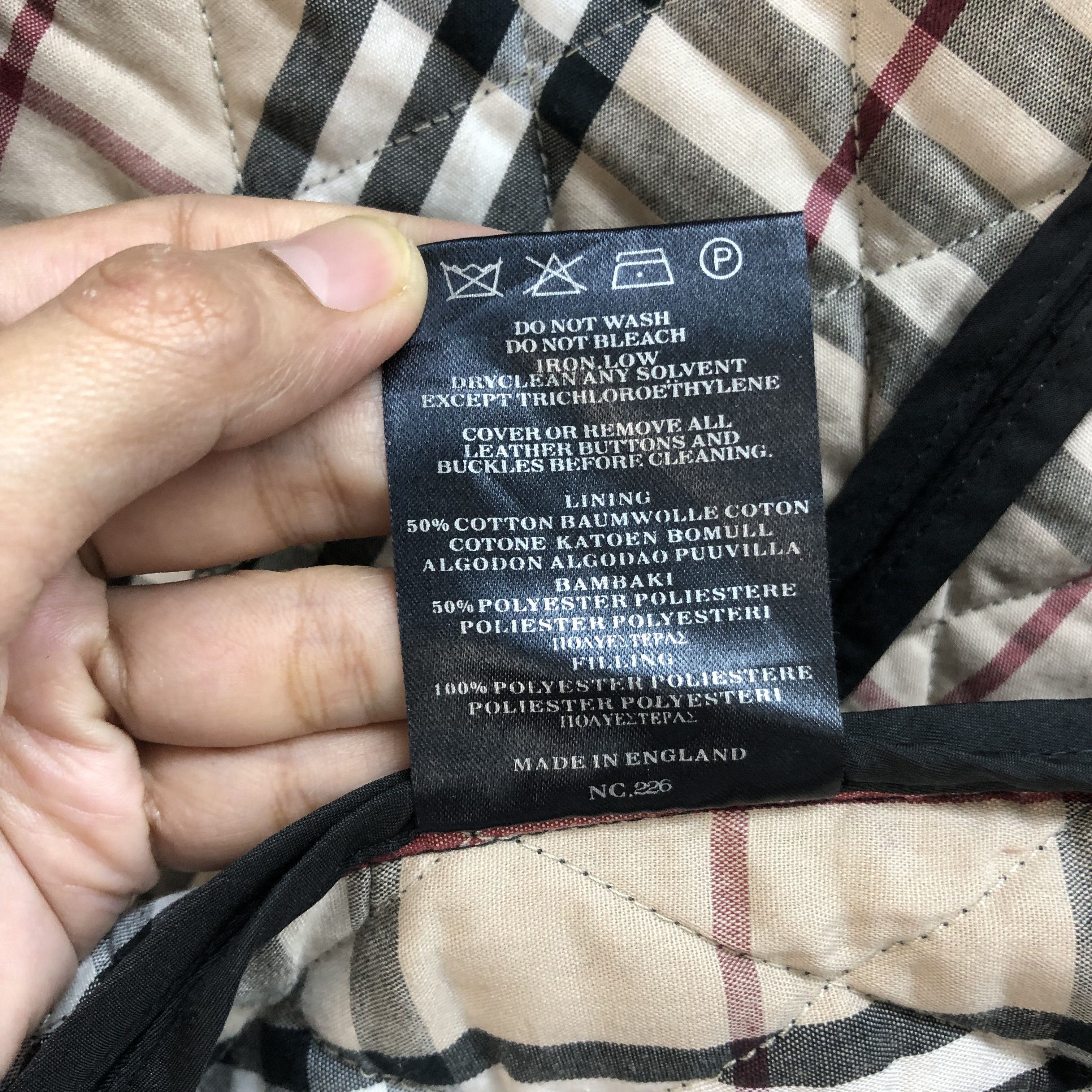 Burberry BURBERRY LONDON NOVA CHECK QUILTED JACKET #7238-120 Size M / US 6-8 / IT 42-44 - 9 Thumbnail