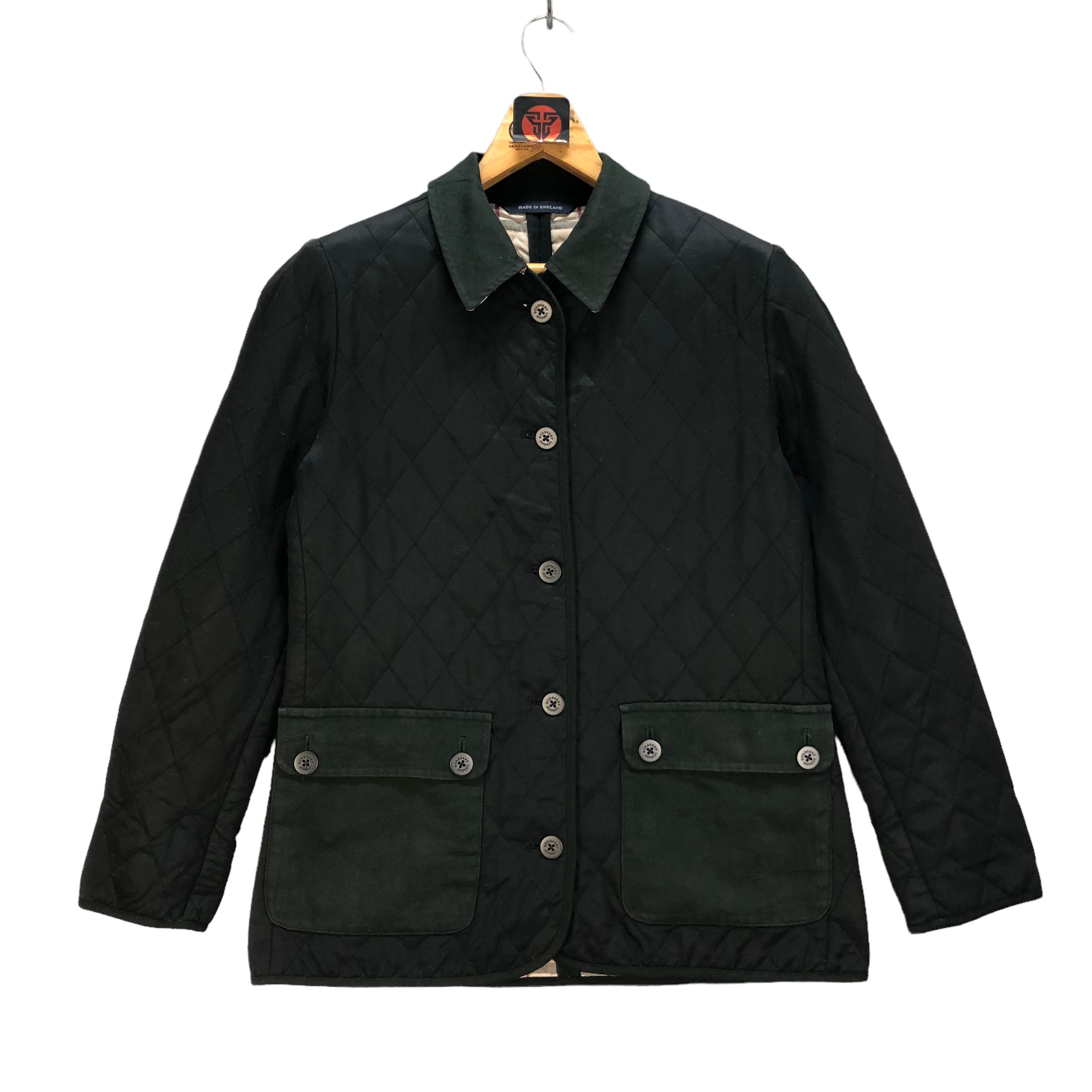 Burberry BURBERRY LONDON NOVA CHECK QUILTED JACKET #7238-120 Size M / US 6-8 / IT 42-44 - 1 Thumbnail