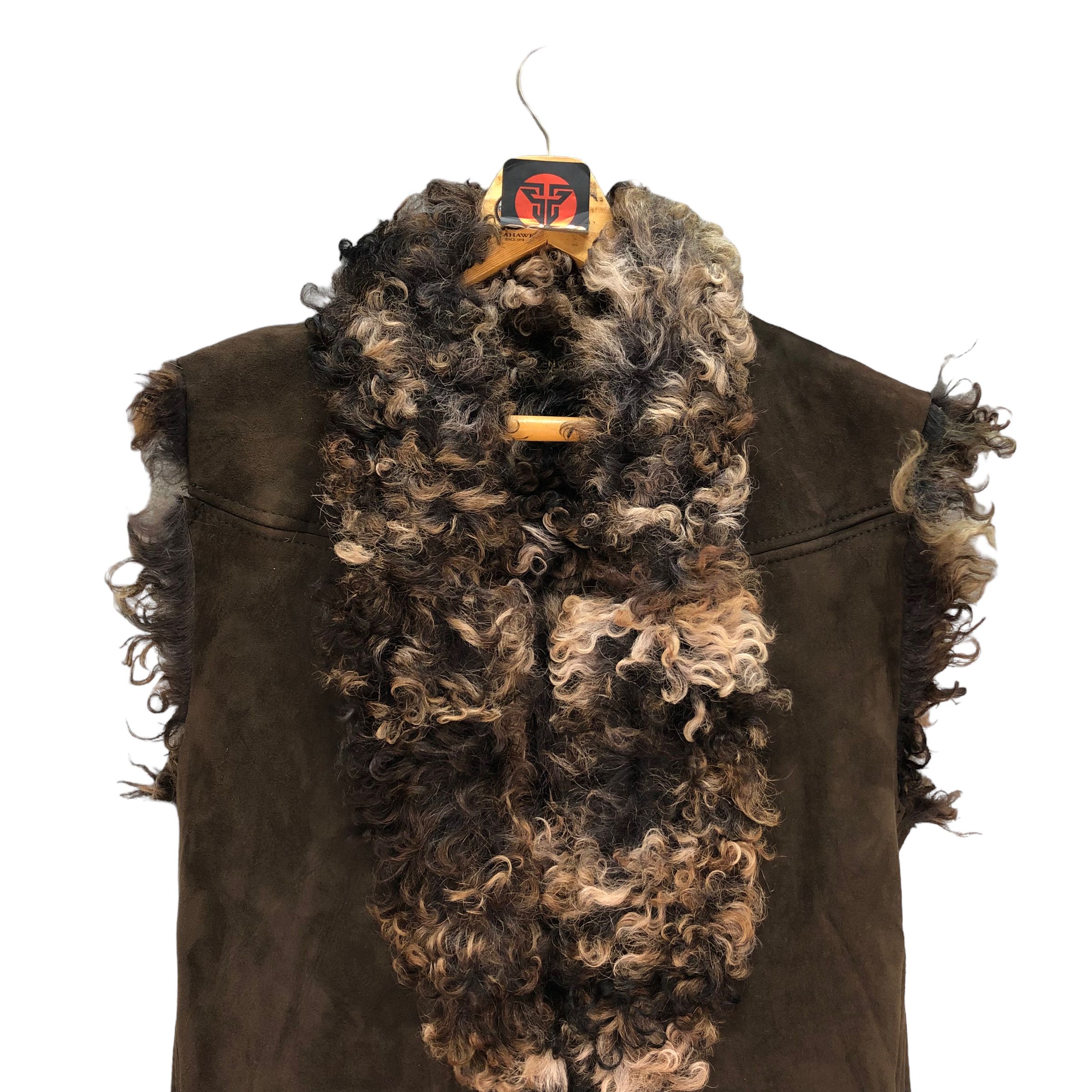 Golden Goose GOLDEN GOOSE FUR SUEDE LEATHER VEST #7261-122 Size S / US 4 / IT 40 - 2 Thumbnail