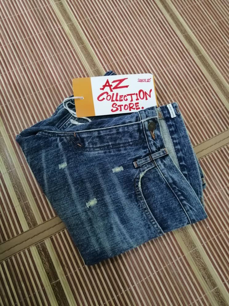 Issey Miyake RARE🔥Tsumori Chisato Blue Distressed Denim Size US 32 / EU 48 - 10 Thumbnail