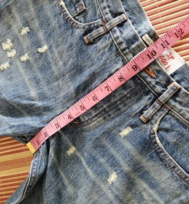 Issey Miyake RARE🔥Tsumori Chisato Blue Distressed Denim Size US 32 / EU 48 - 11 Thumbnail