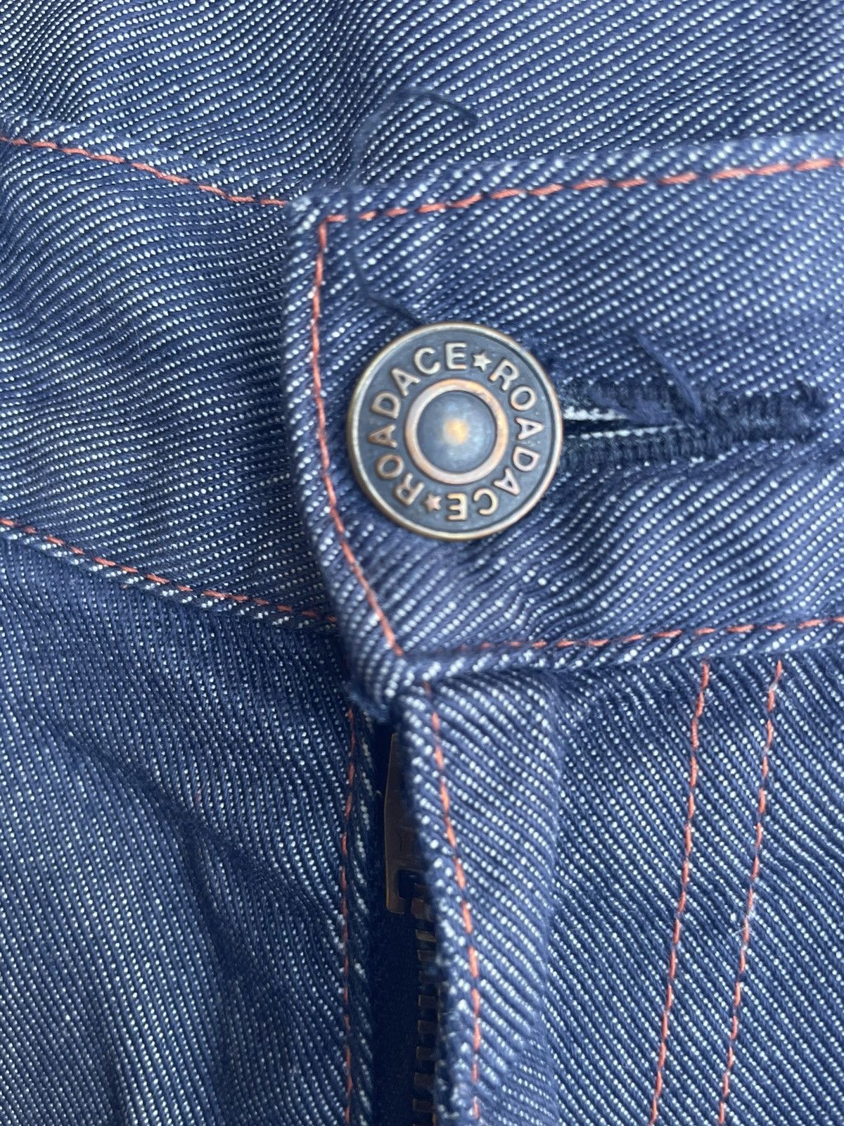 Vintage Vintage Roadace Distresed Denim Size US 29 - 20 Thumbnail