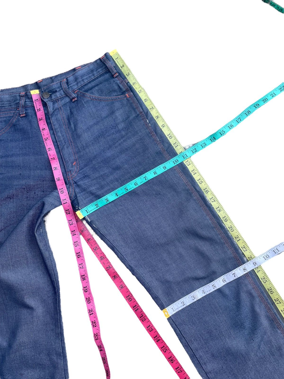 Vintage Vintage Roadace Distresed Denim Size US 29 - 15 Thumbnail