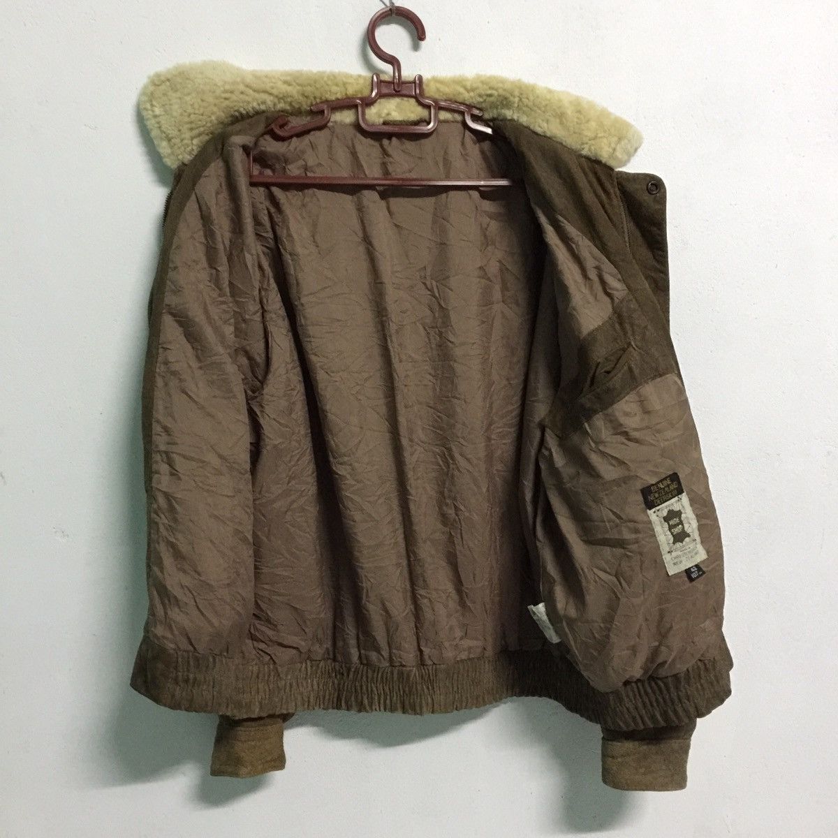 Genuine Leather Genuine Leather Deerskin Shearling Jacket Size US L / EU 52-54 / 3 - 3 Thumbnail