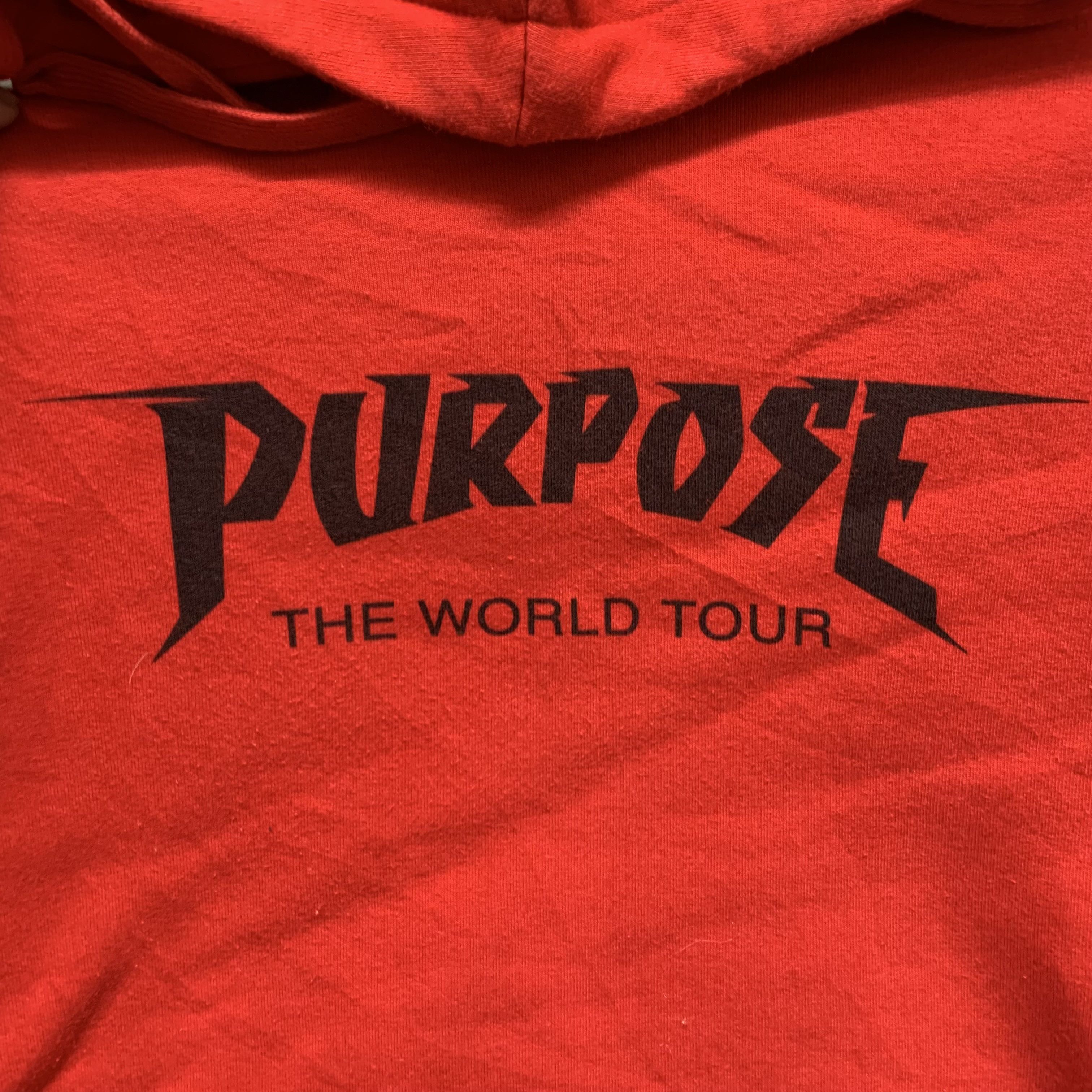 Band Tees Justin Bieber PURPOSE World Tour Cropped Hoodies #4333-150 Size M / US 6-8 / IT 42-44 - 5 Thumbnail