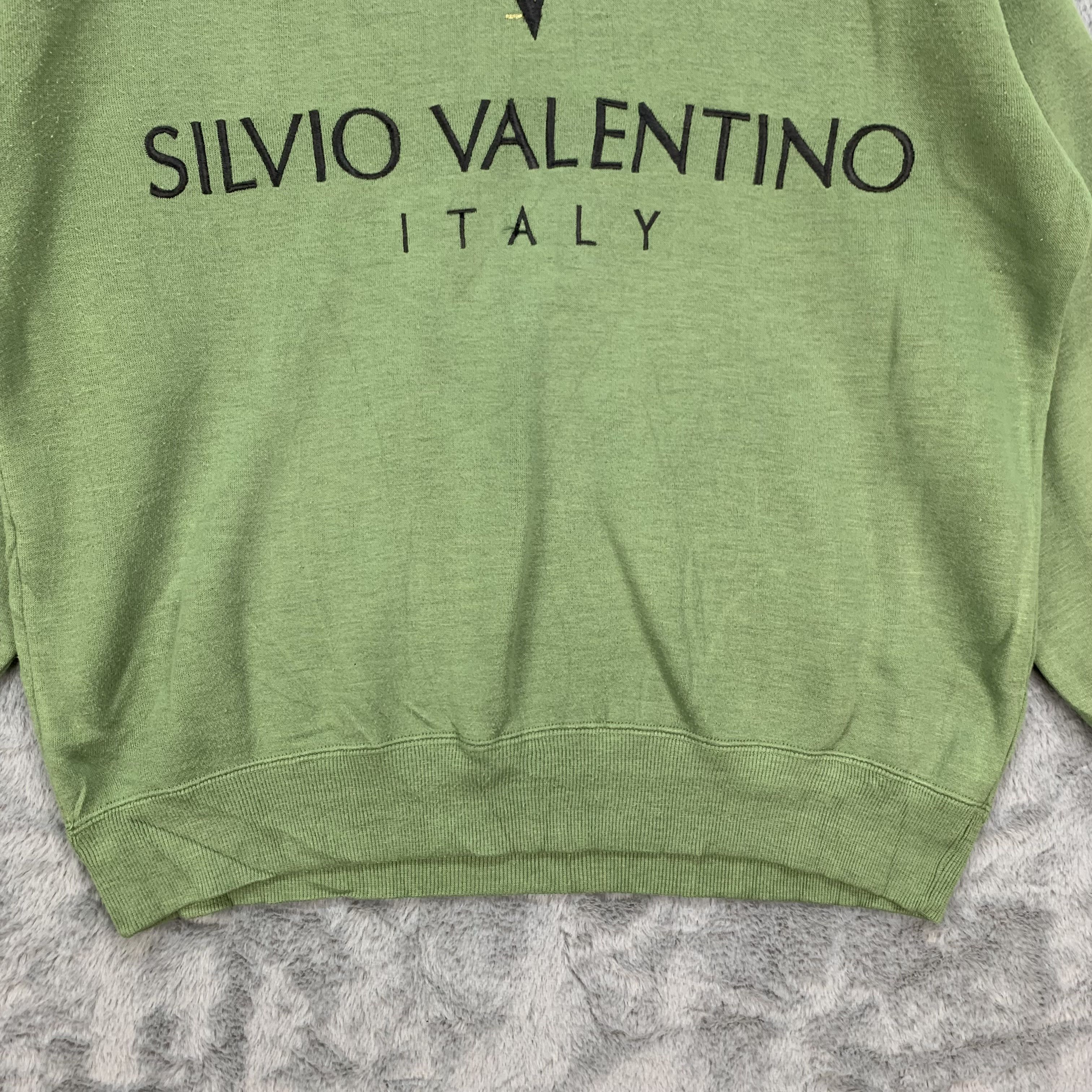 Valentino Silvio Valentino Embroidery Big Logo Sweatshirts #4256-147 Size US M / EU 48-50 / 2 - 3 Thumbnail