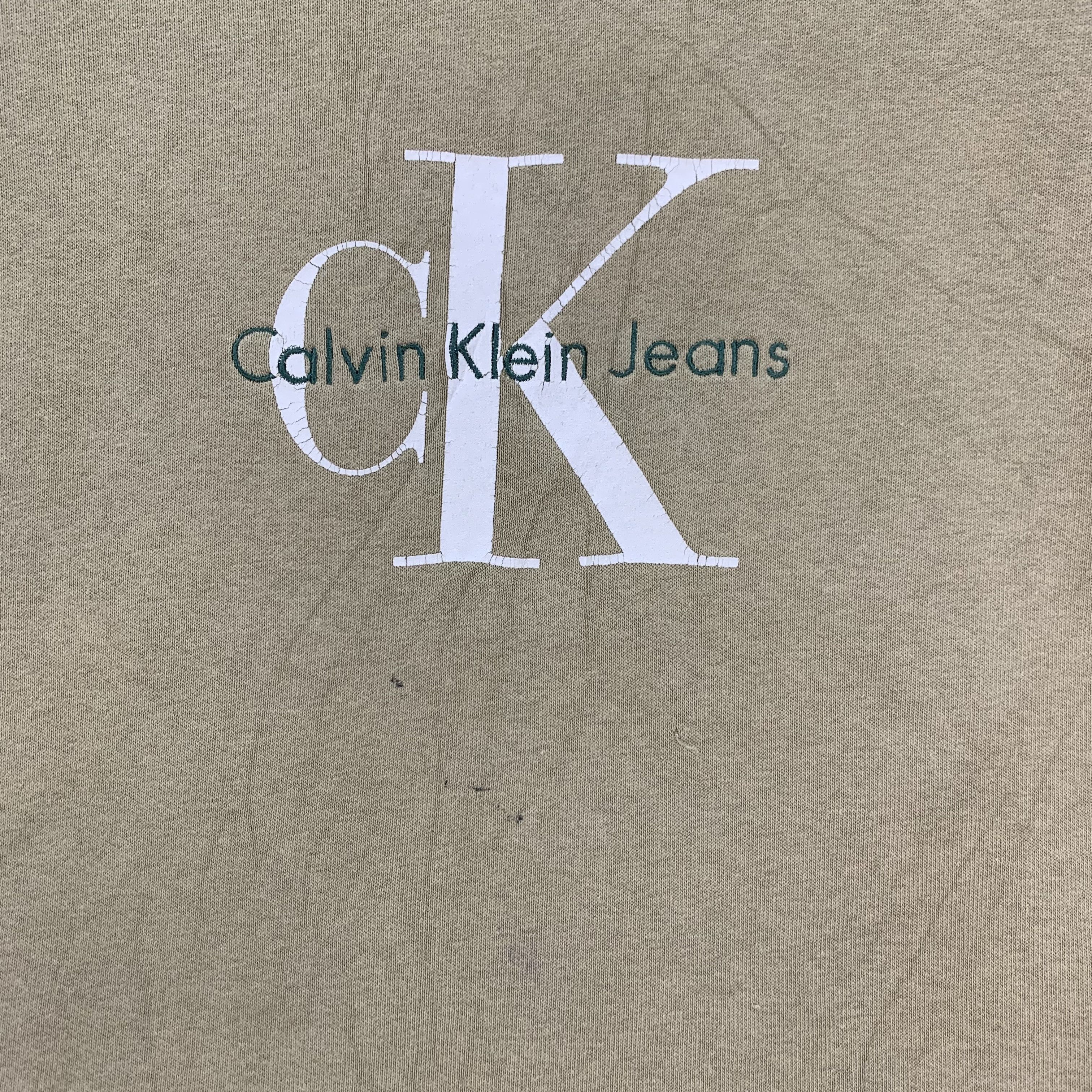 Calvin Klein Vintage Calvin Klein Big Logo Sweatshirts #4253-147 Size US M / EU 48-50 / 2 - 3 Thumbnail