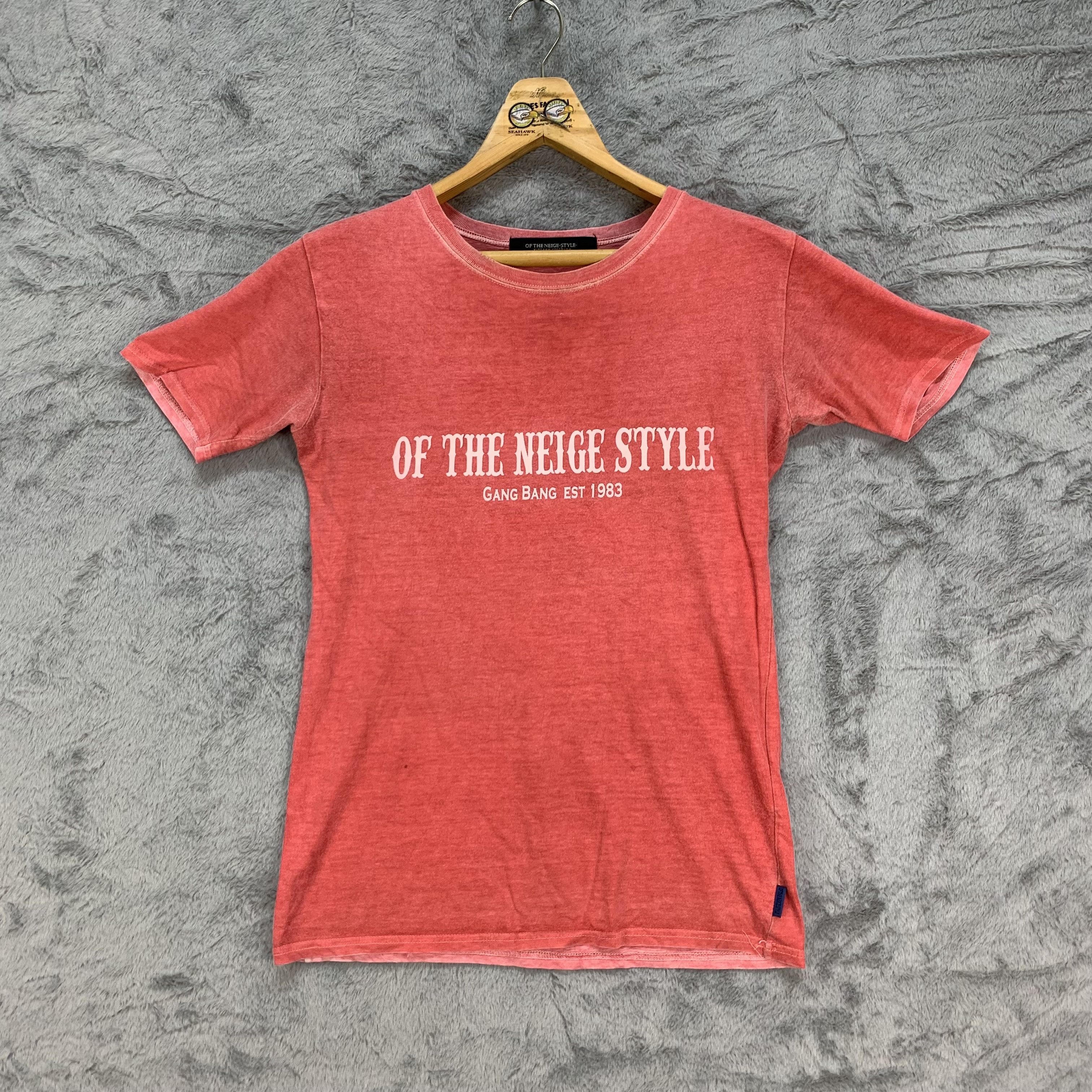 Vintage OF THE NEIGE-STYLE- Gang Bang Eagle Graphic Tees #4245-147 Size US S / EU 44-46 / 1 - 3 Thumbnail