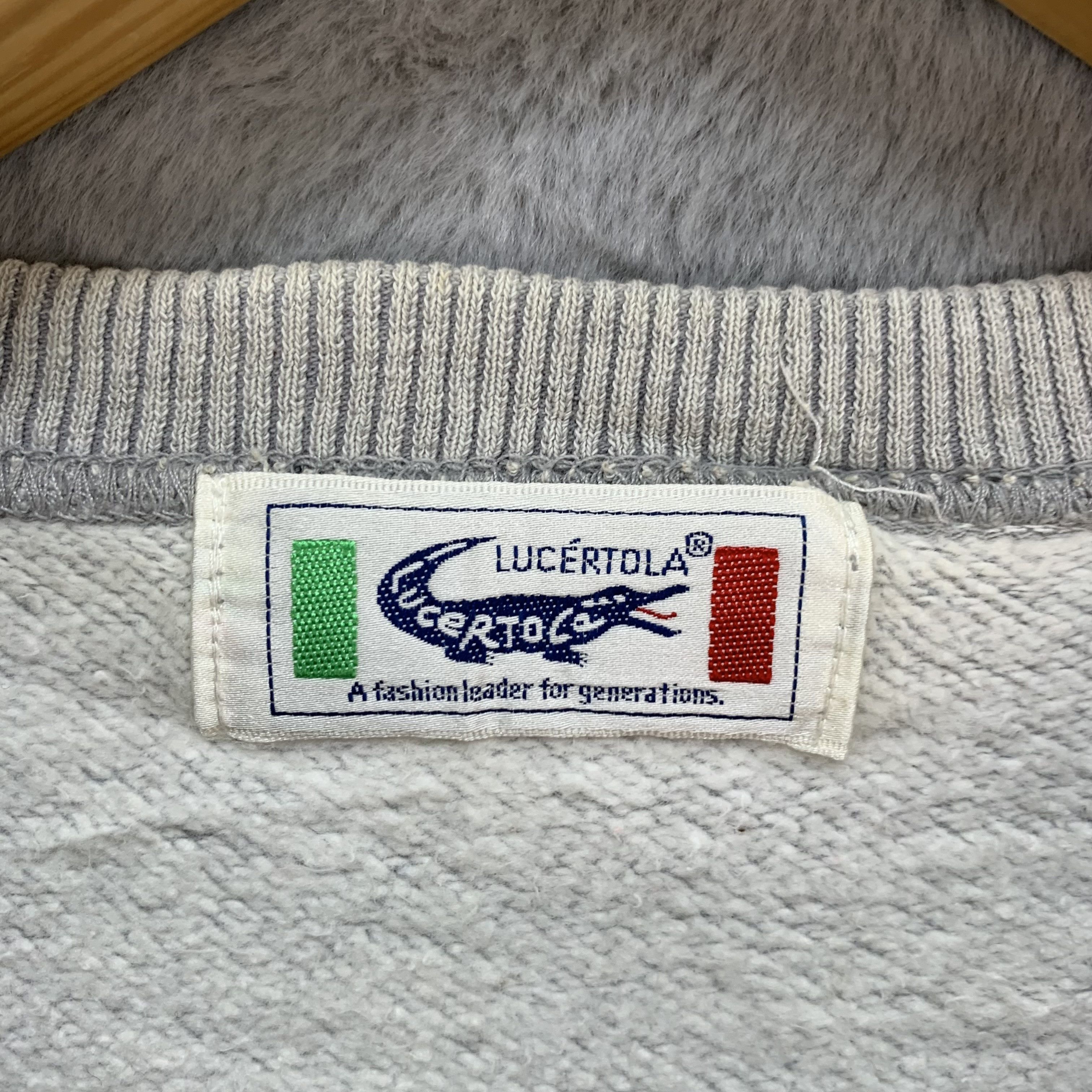Japanese Brand Lucertola Crocodile Logo Pockets Sweatshirts #4243-147 Size US M / EU 48-50 / 2 - 10 Thumbnail