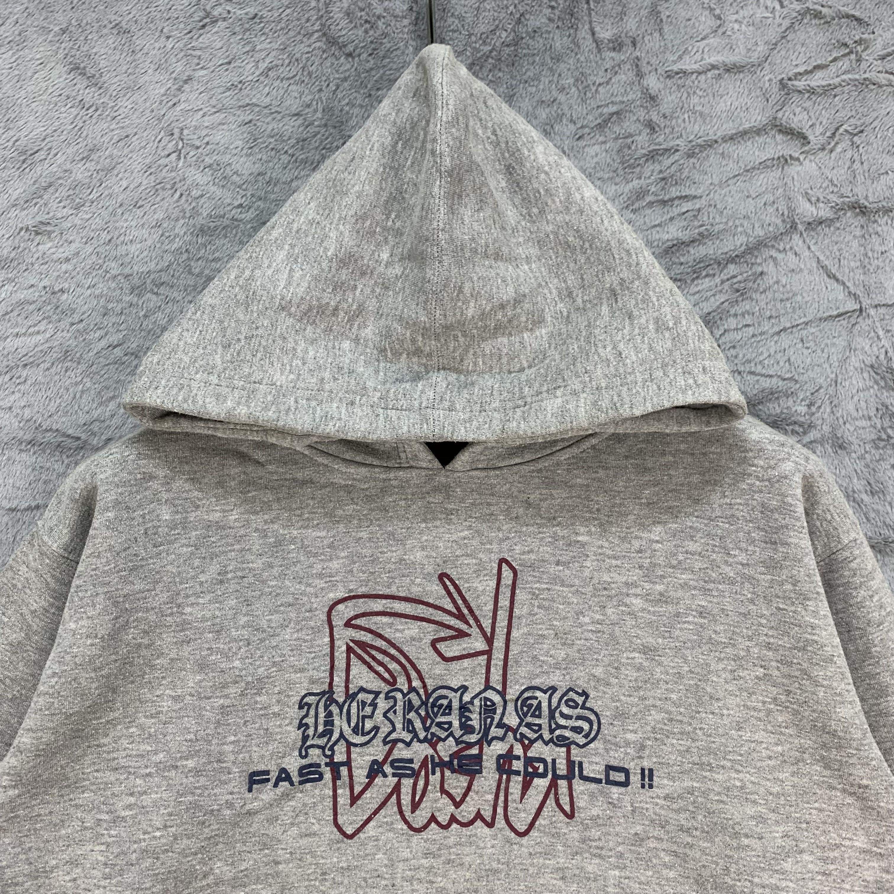 Japanese Brand Oblo Design He Ran As Fast As He Could!!! Hoodies #4240-147 Size US M / EU 48-50 / 2 - 6 Thumbnail