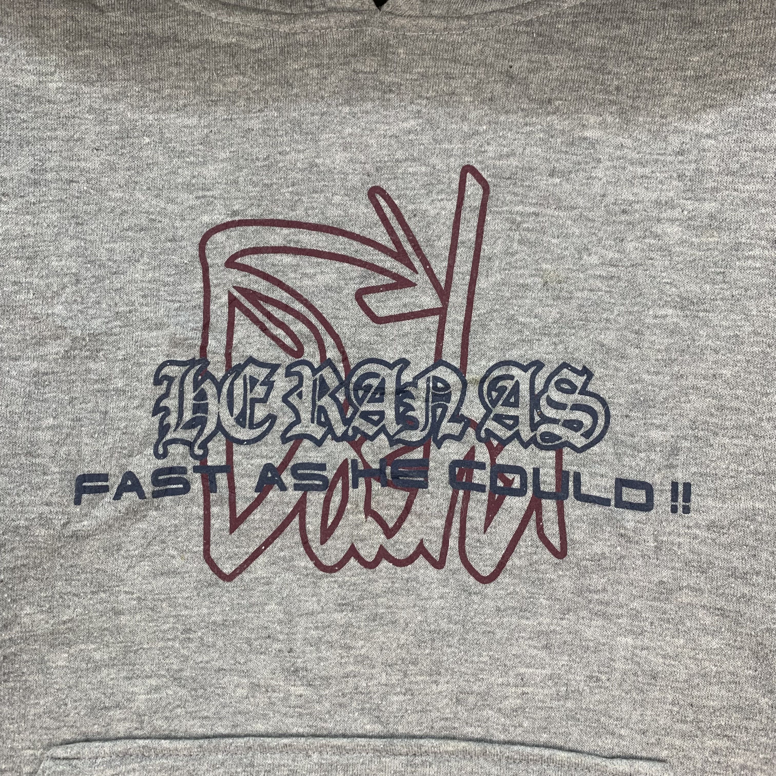 Japanese Brand Oblo Design He Ran As Fast As He Could!!! Hoodies #4240-147 Size US M / EU 48-50 / 2 - 7 Thumbnail