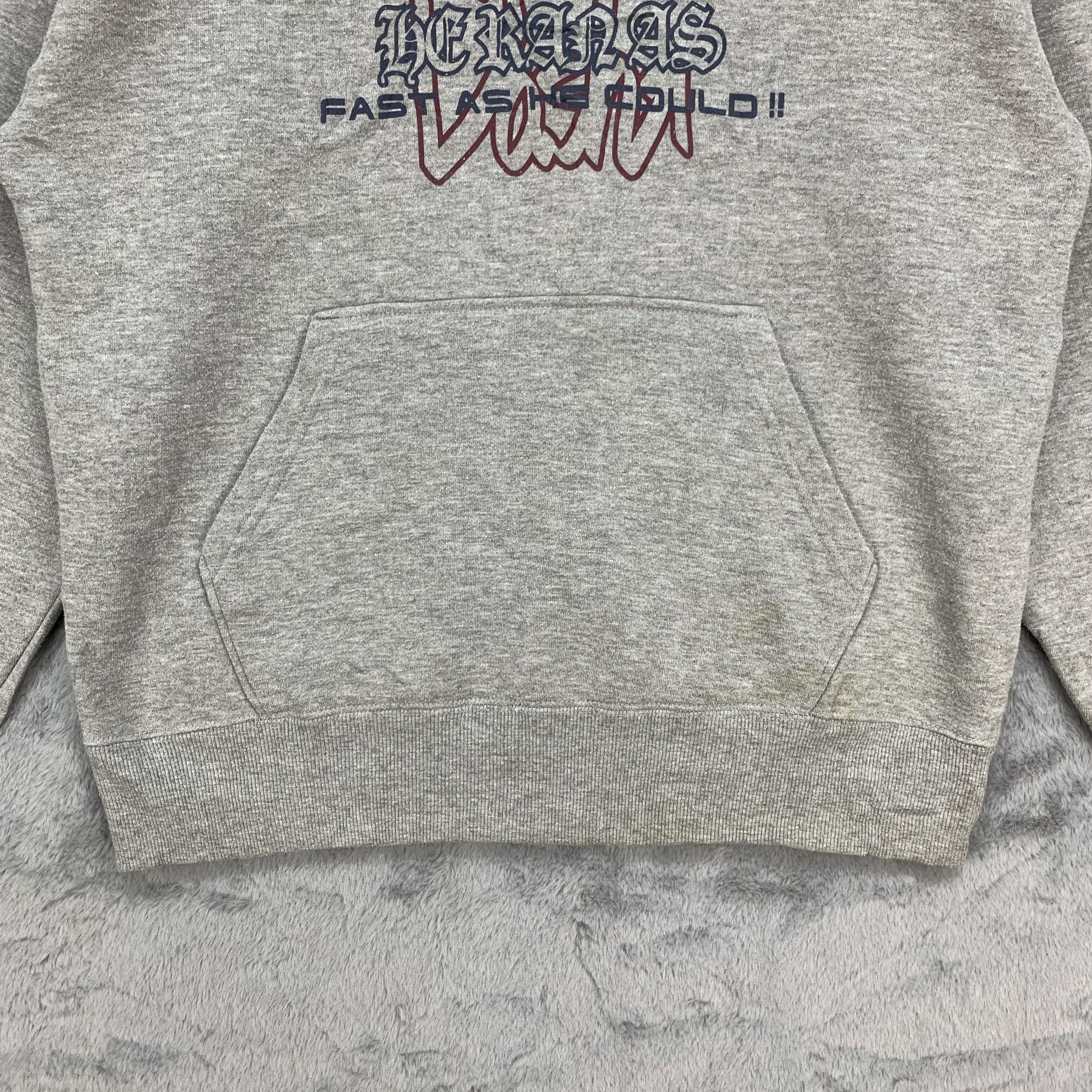 Japanese Brand Oblo Design He Ran As Fast As He Could!!! Hoodies #4240-147 Size US M / EU 48-50 / 2 - 8 Thumbnail