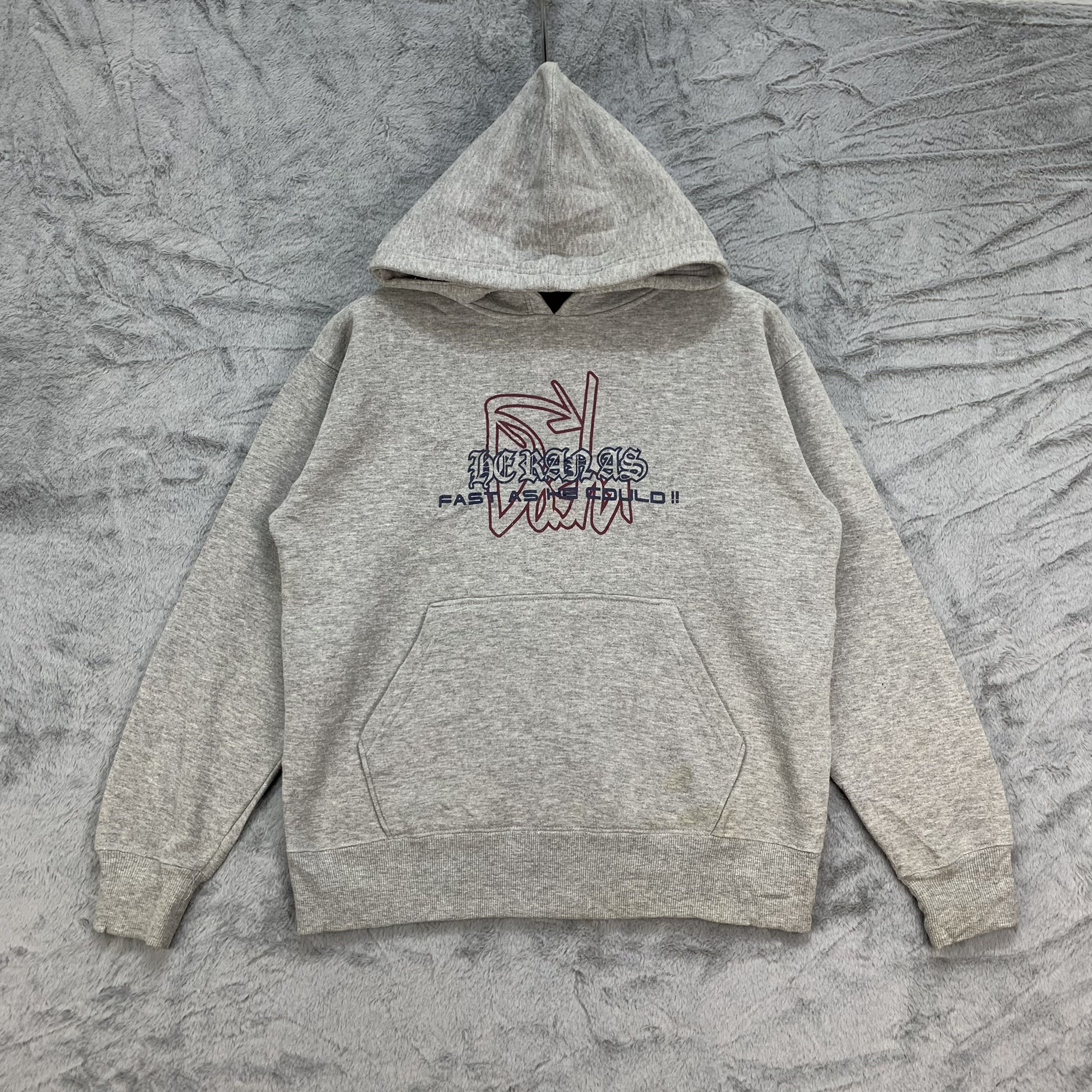 Japanese Brand Oblo Design He Ran As Fast As He Could!!! Hoodies #4240-147 Size US M / EU 48-50 / 2 - 5 Thumbnail