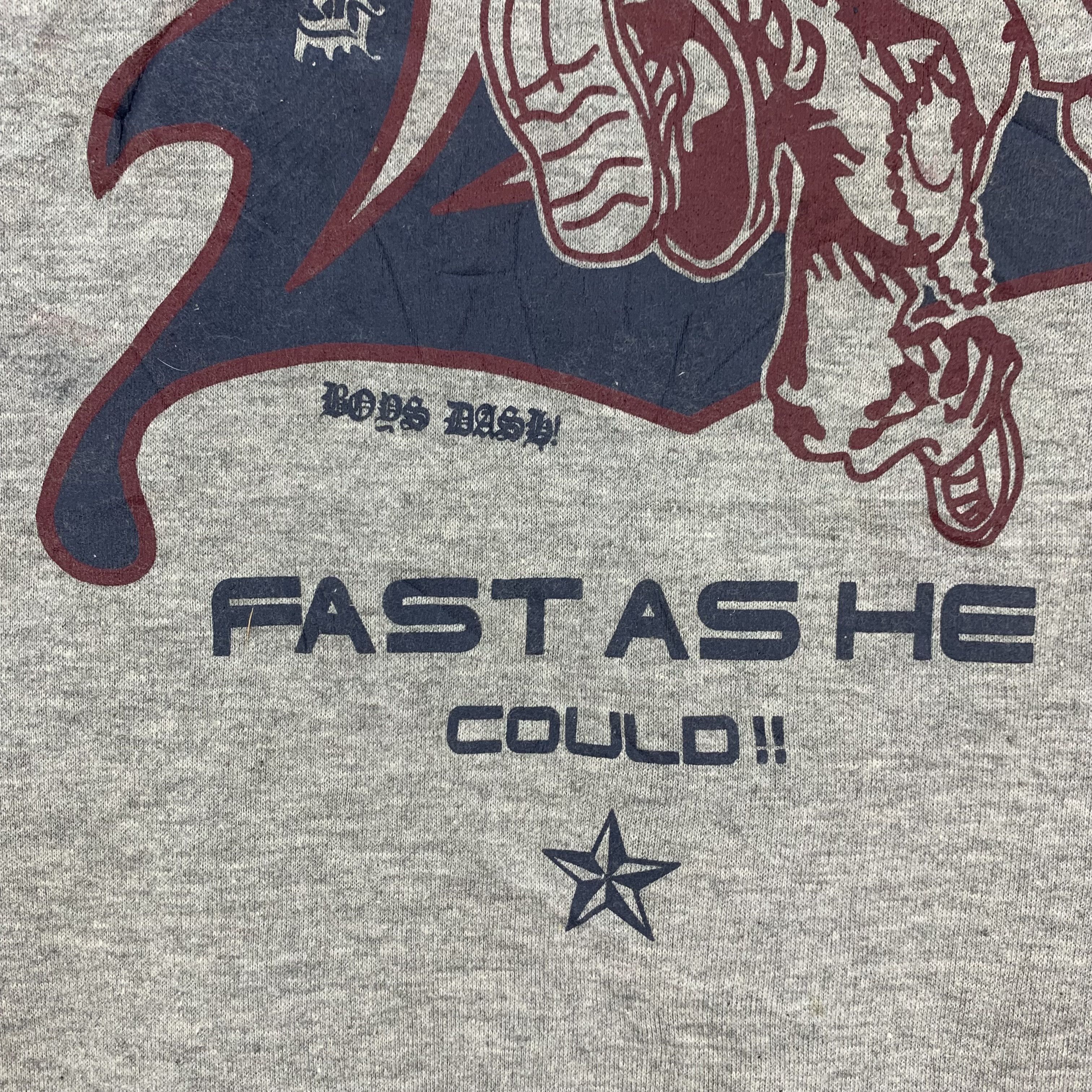 Japanese Brand Oblo Design He Ran As Fast As He Could!!! Hoodies #4240-147 Size US M / EU 48-50 / 2 - 3 Thumbnail