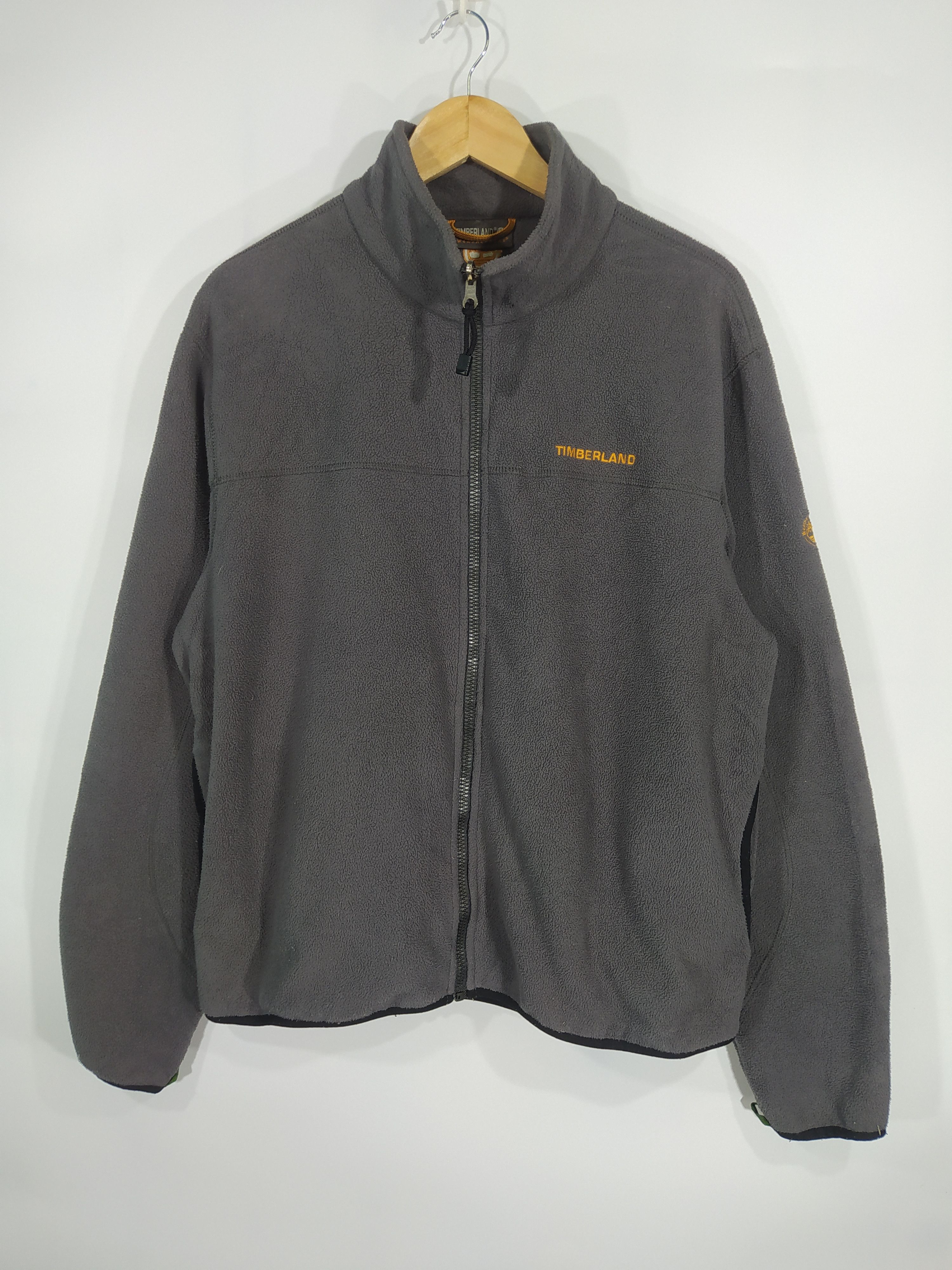 image of Outdoor Life x Timberland Fleece Zipped Jacket in Grey, Men's (Size Medium)