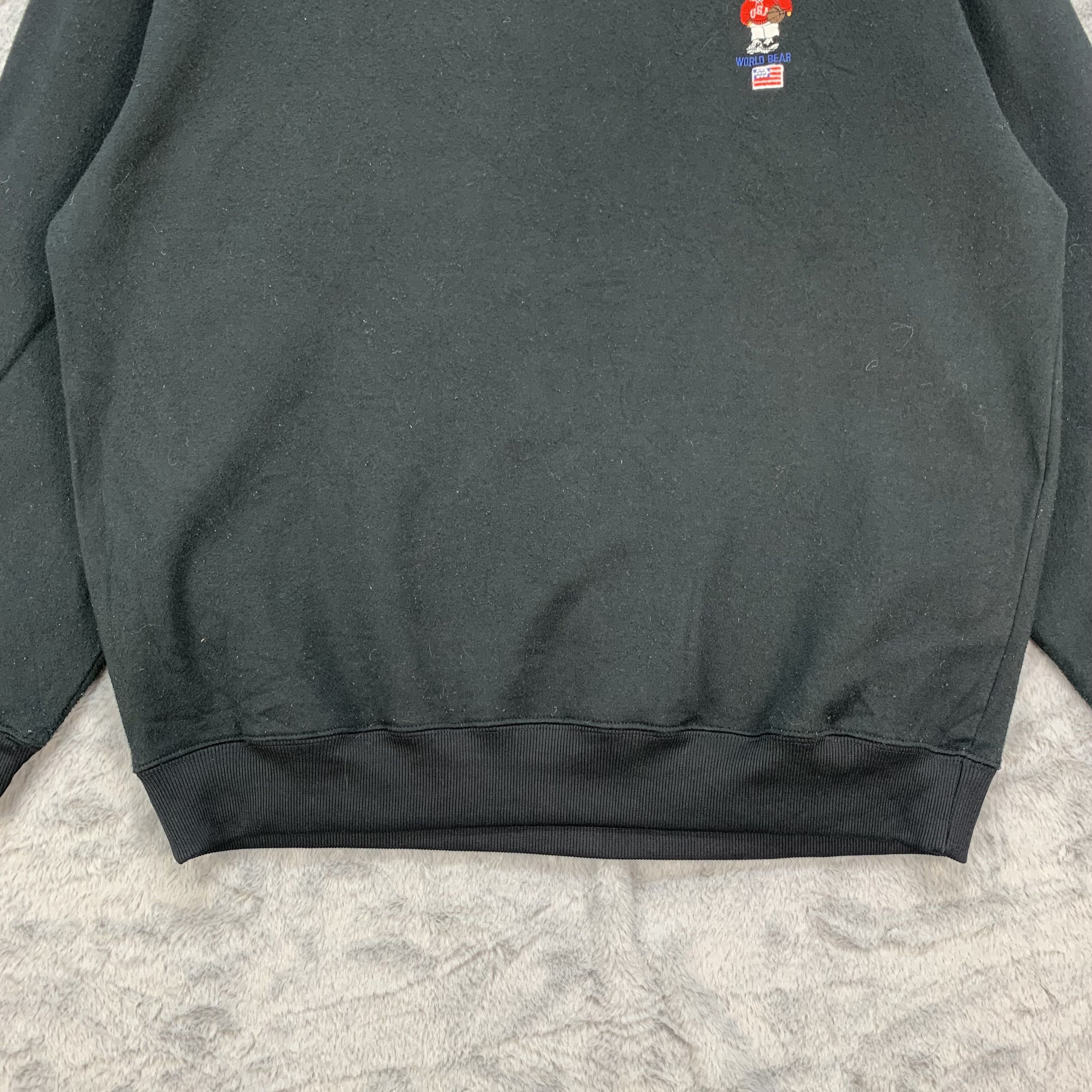 Other World Bear USA Embroidery Small Logo Sweatshirts #4235-147 Size US L / EU 52-54 / 3 - 4 Thumbnail