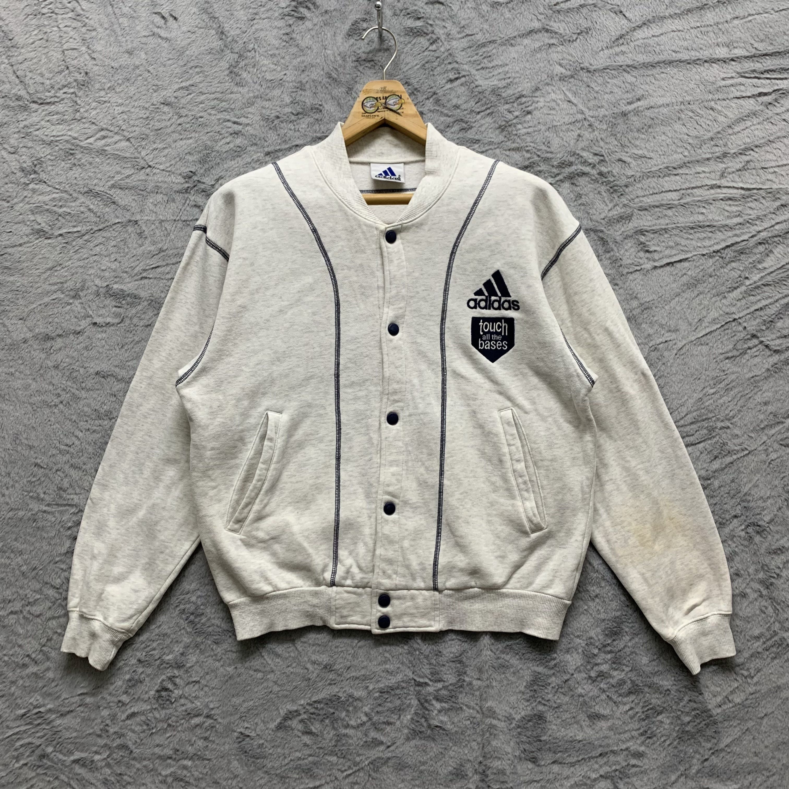 Adidas Vintage Adidas Varsity Jacket #4328-150 Size US M / EU 48-50 / 2 - 1 Thumbnail