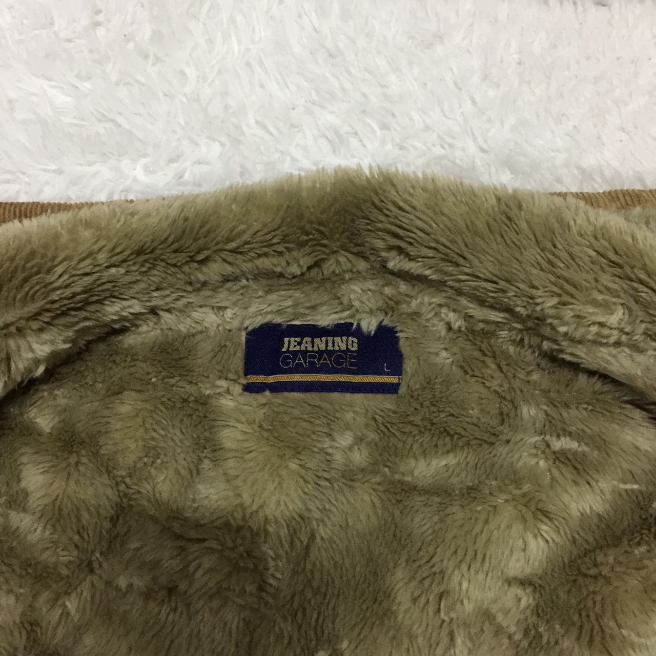 Japanese Brand Jeaning Garage jacket sherpa linen Size US L / EU 52-54 / 3 - 7 Thumbnail