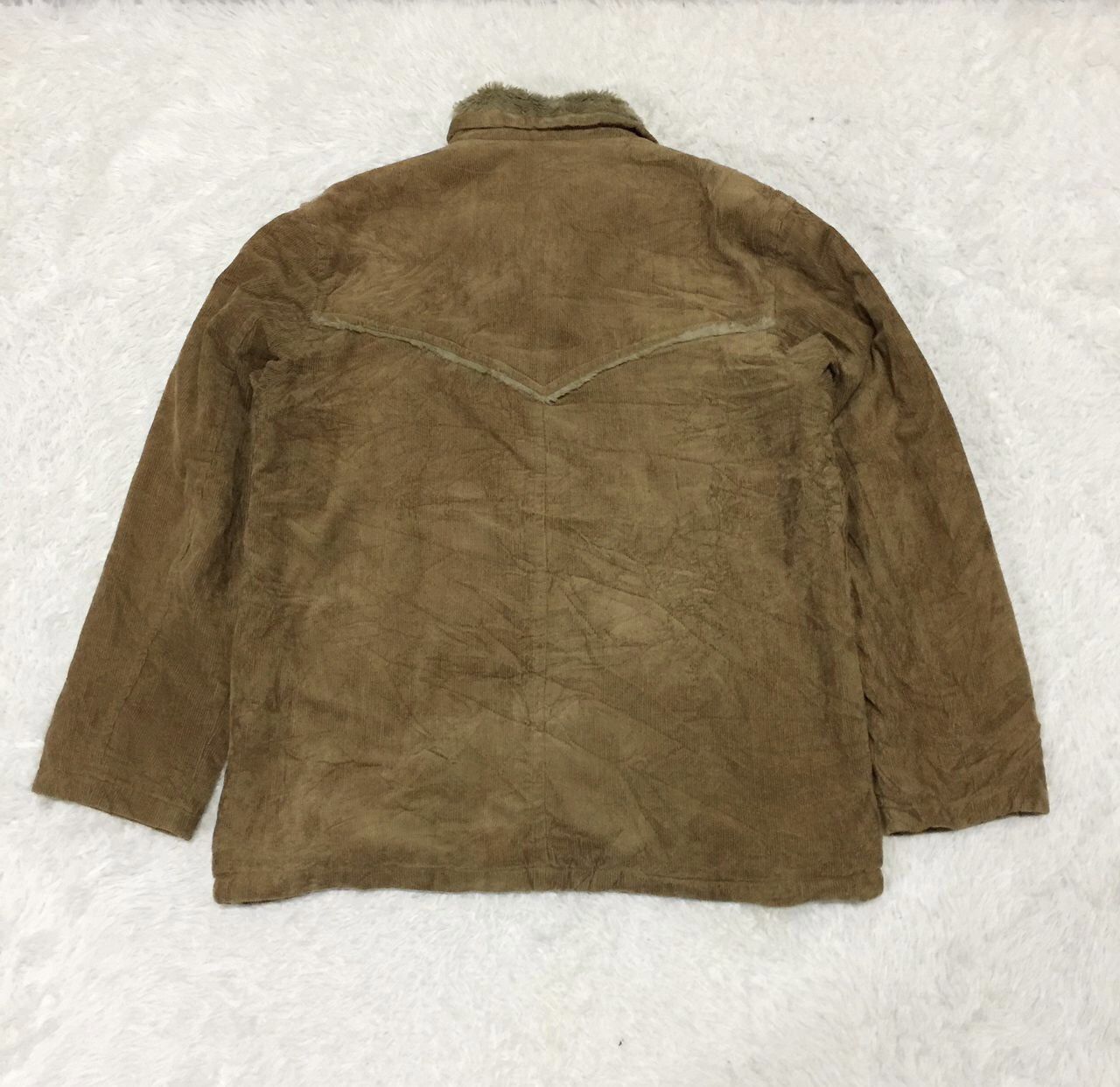 Japanese Brand Jeaning Garage jacket sherpa linen Size US L / EU 52-54 / 3 - 2 Thumbnail