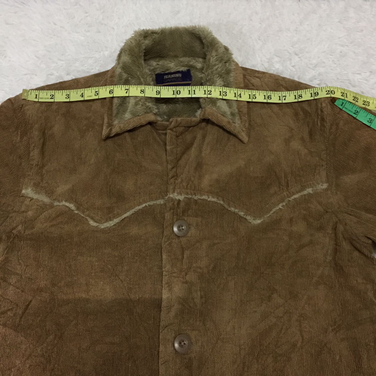 Japanese Brand Jeaning Garage jacket sherpa linen Size US L / EU 52-54 / 3 - 4 Thumbnail