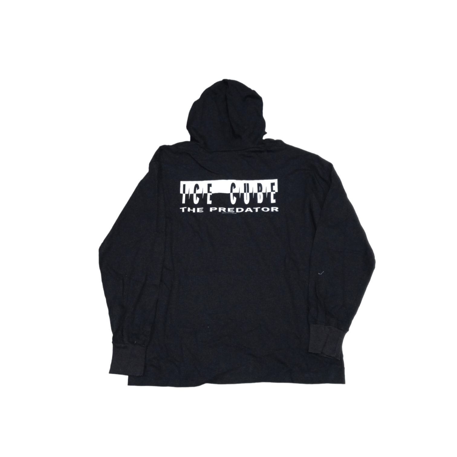 Rap Tees × Vintage Vintage Ice Cube The Predator 1992 Hooded Longsleeve Shirt Size US L / EU 52-54 / 3 - 2 Thumbnail