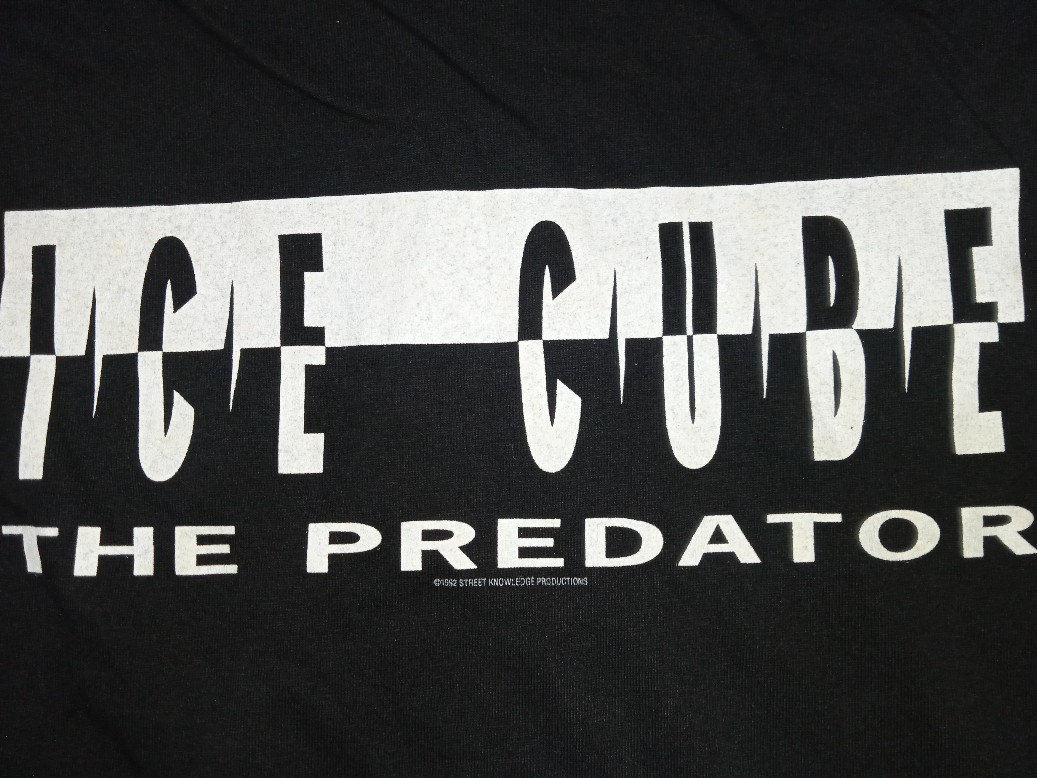 Rap Tees × Vintage Vintage Ice Cube The Predator 1992 Hooded Longsleeve Shirt Size US L / EU 52-54 / 3 - 7 Thumbnail