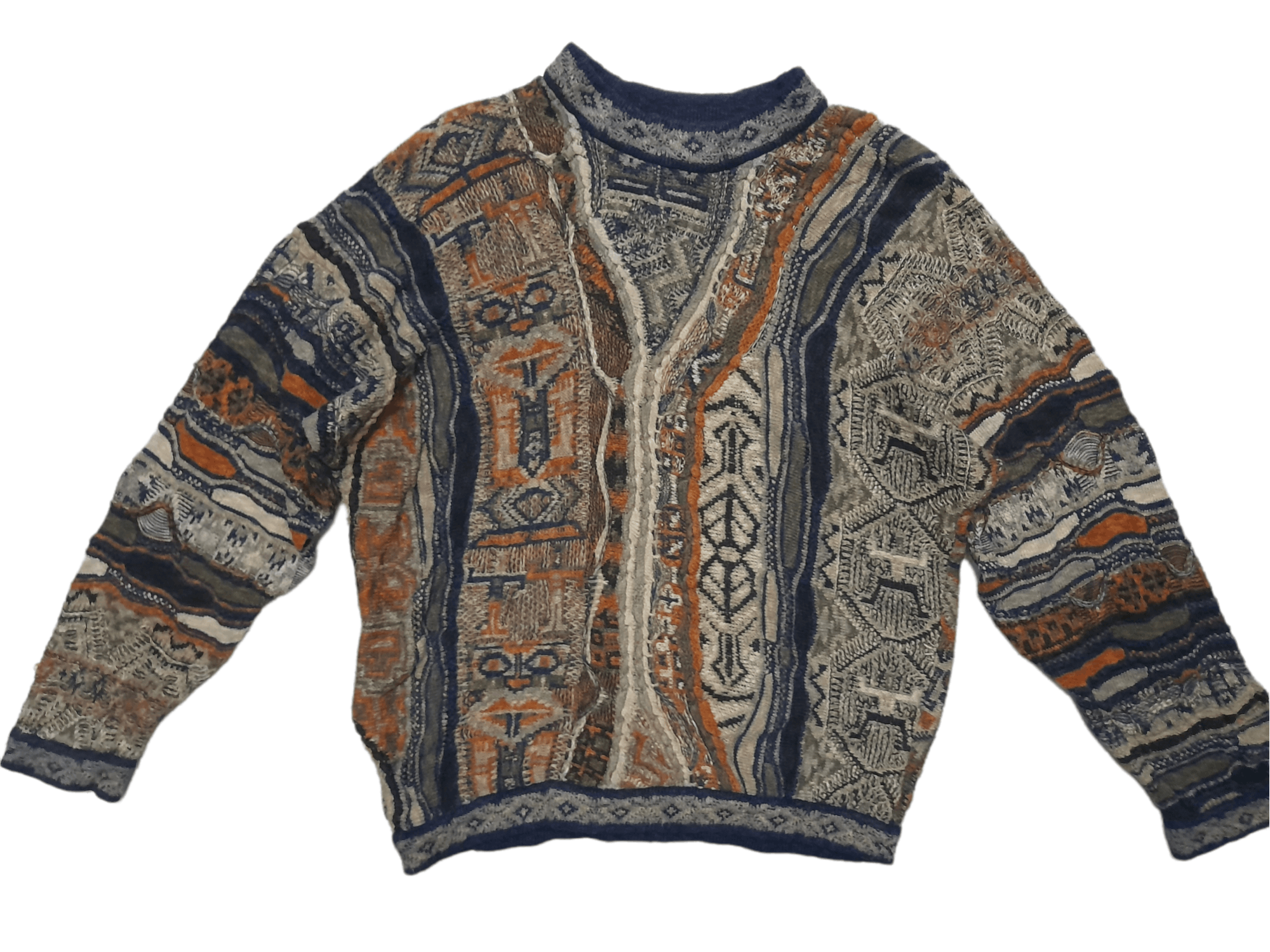 Coogi COOGI Pharaoh Tribal Knitwear (E2) Size US S / EU 44-46 / 1 - 1 Thumbnail