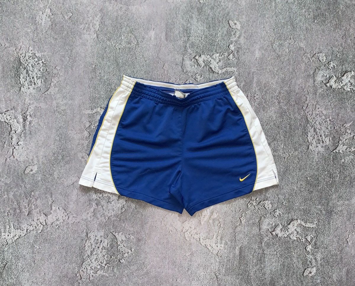 Nike × Nike ACG × Vintage Nike S vintage shorts 🩳 swoosh blue & white sportwear Size US 32 / EU 48 - 2 Thumbnail