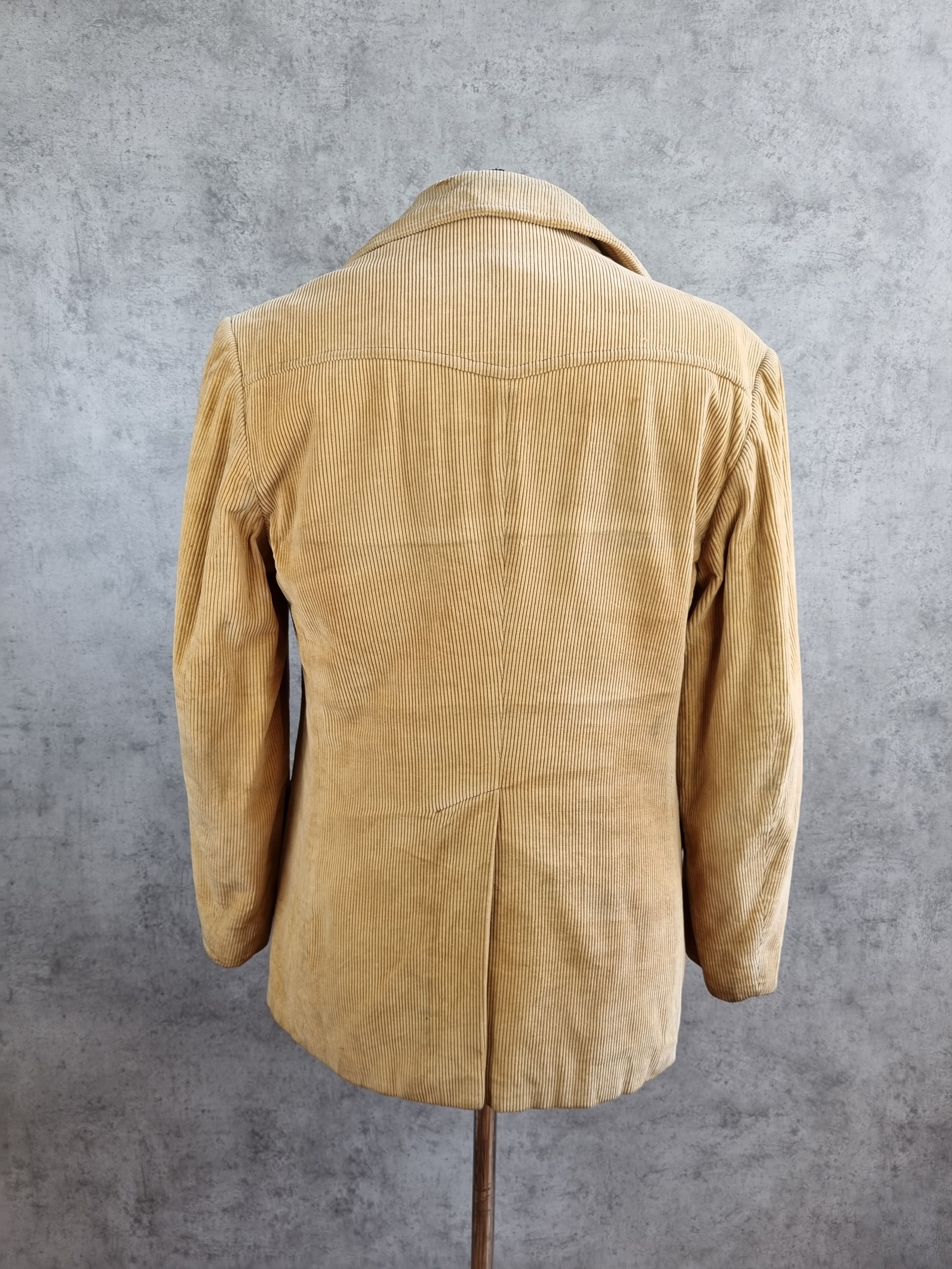 Vintage Rare 70s Hunting Corduroy Jacket Blazer Heavy Duty Size US L / EU 52-54 / 3 - 4 Thumbnail