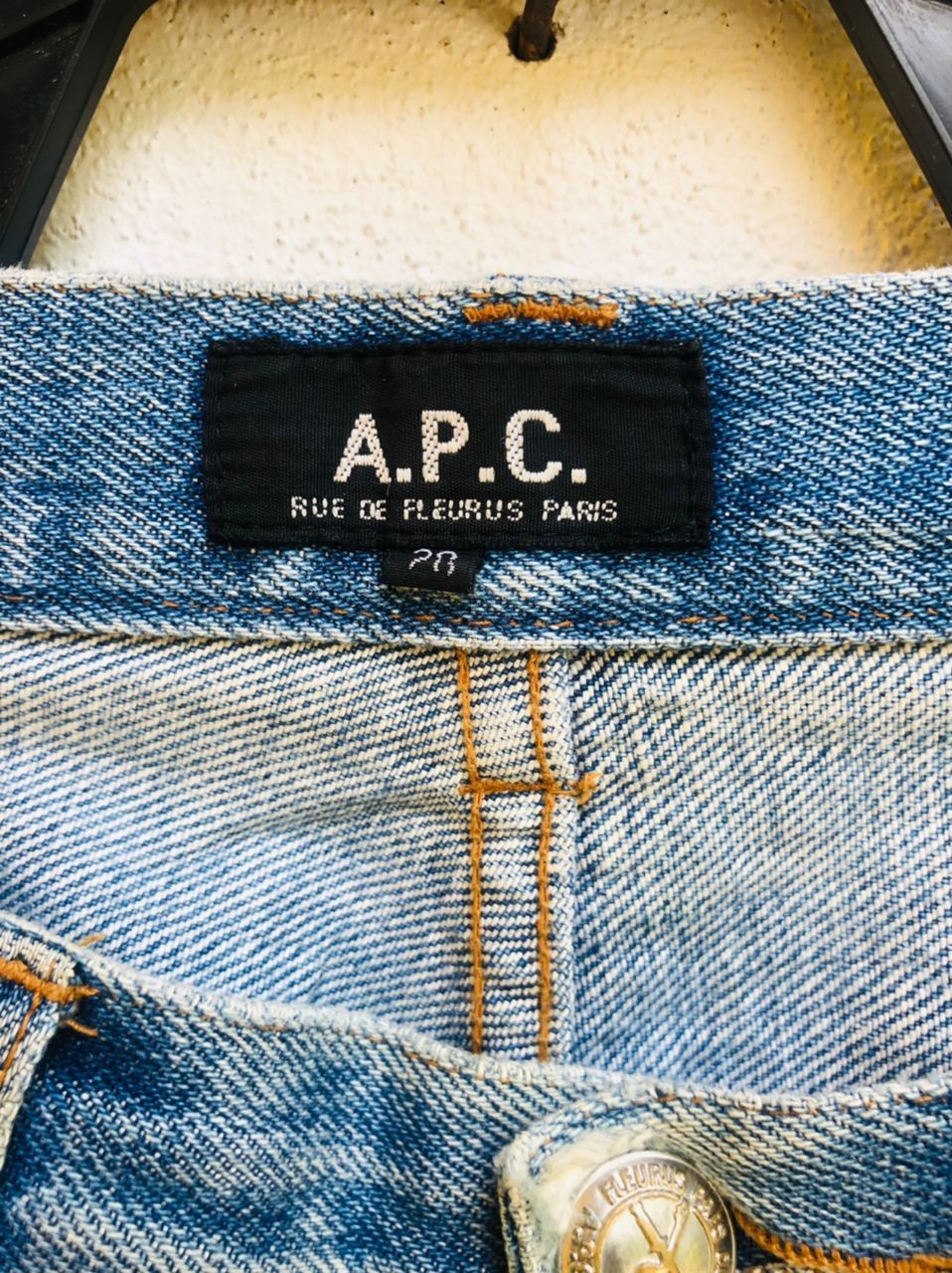 A.P.C. × Vintage Vintage A.P.C Distressed Designer Fashion Style Size US 28 / EU 44 - 5 Thumbnail