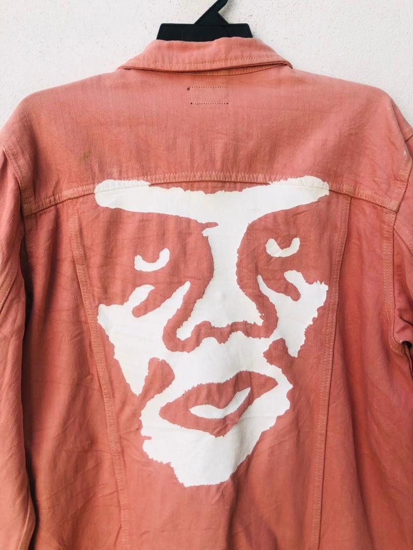 Obey × Vintage Vintage Obey Big Face Logo Streetwear Designer Style Size US L / EU 52-54 / 3 - 3 Thumbnail