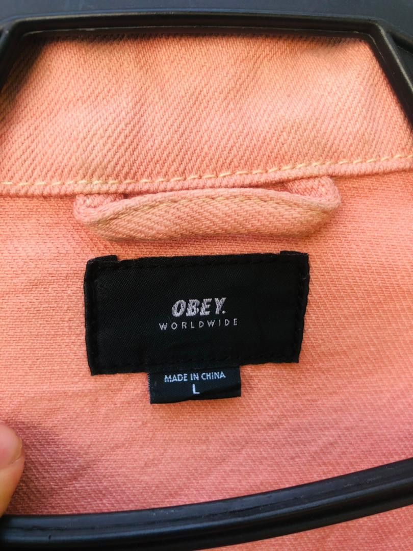 Obey × Vintage Vintage Obey Big Face Logo Streetwear Designer Style Size US L / EU 52-54 / 3 - 9 Thumbnail