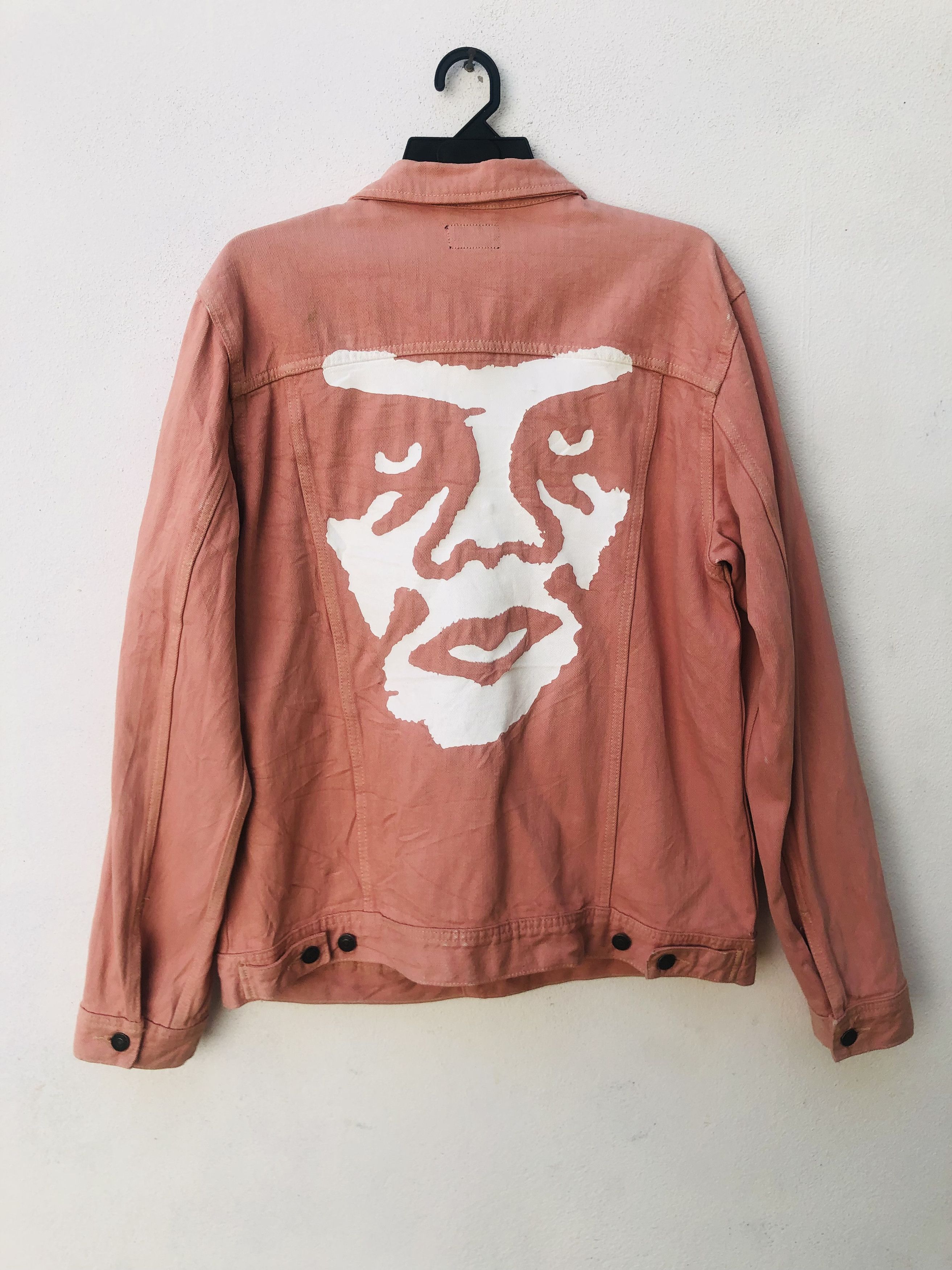 Obey × Vintage Vintage Obey Big Face Logo Streetwear Designer Style Size US L / EU 52-54 / 3 - 1 Thumbnail